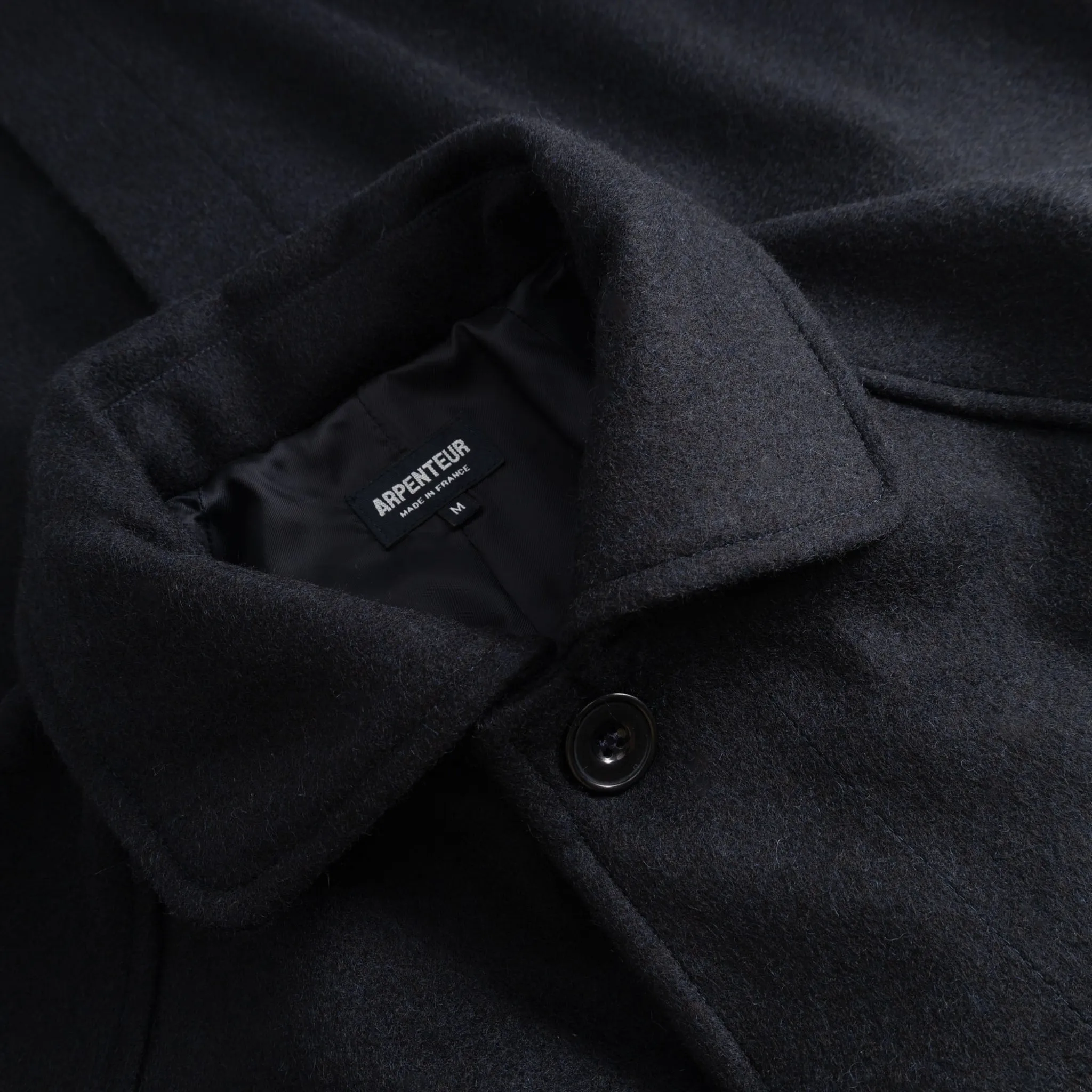 Utile Lined Coat Wool Melton - Midnight sold by BlackBlue product image thumbnail 3