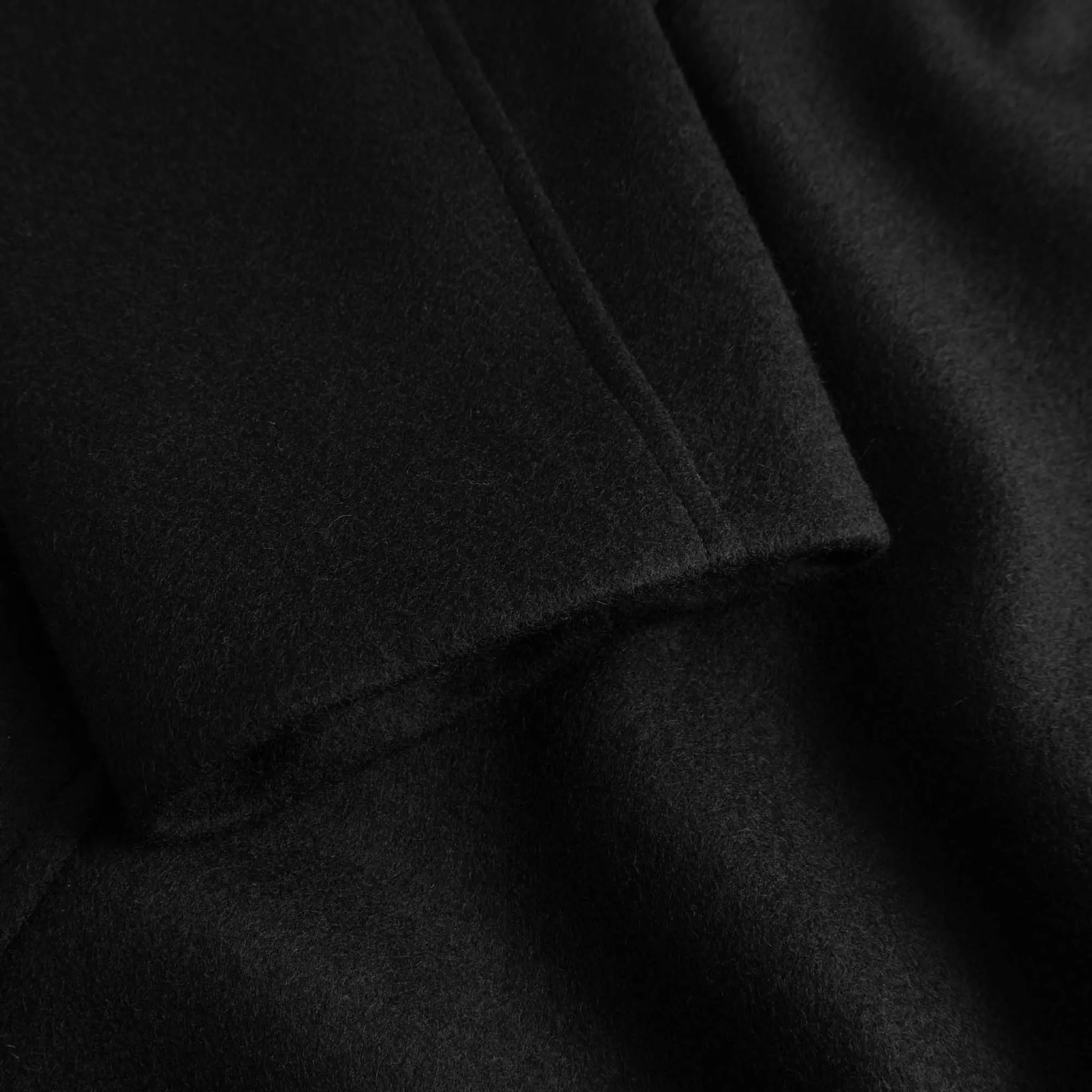 Utile Lined Coat Wool Melton - Black sold by BlackBlue product image thumbnail 4