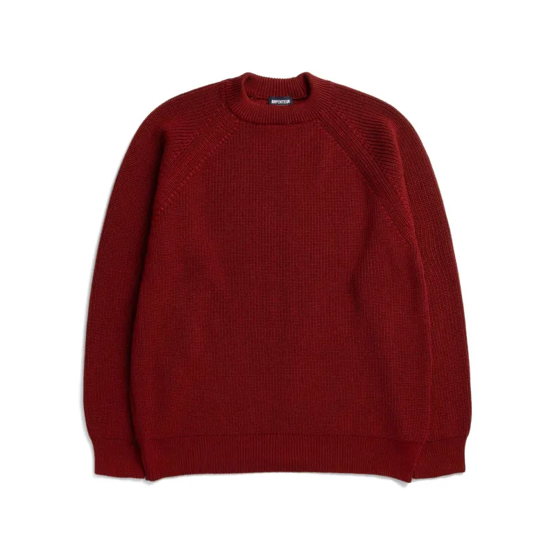 Plano Merino Wool Sweater - Red sold by BlackBlue