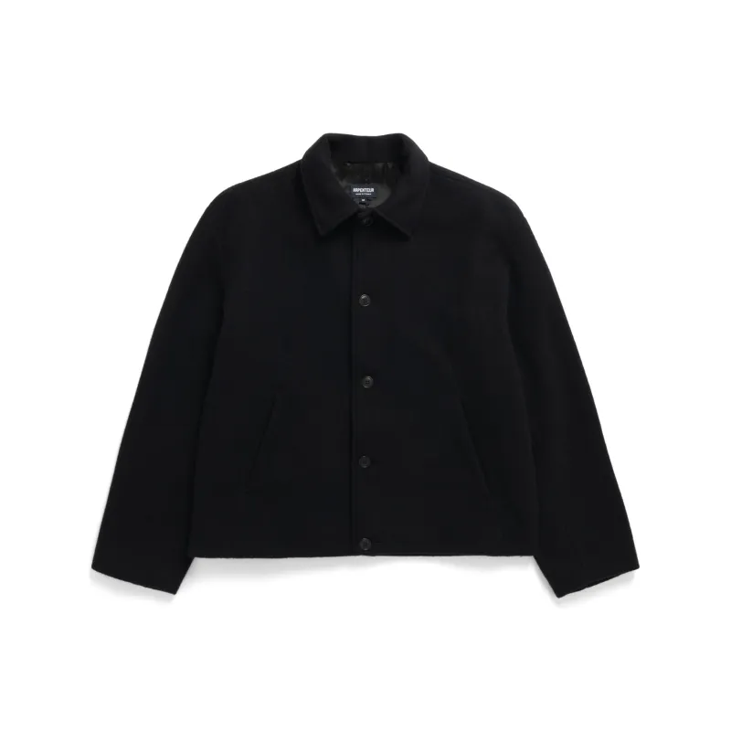 Lux J' 120s Shaggy Wool Jacket - Black sold by BlackBlue