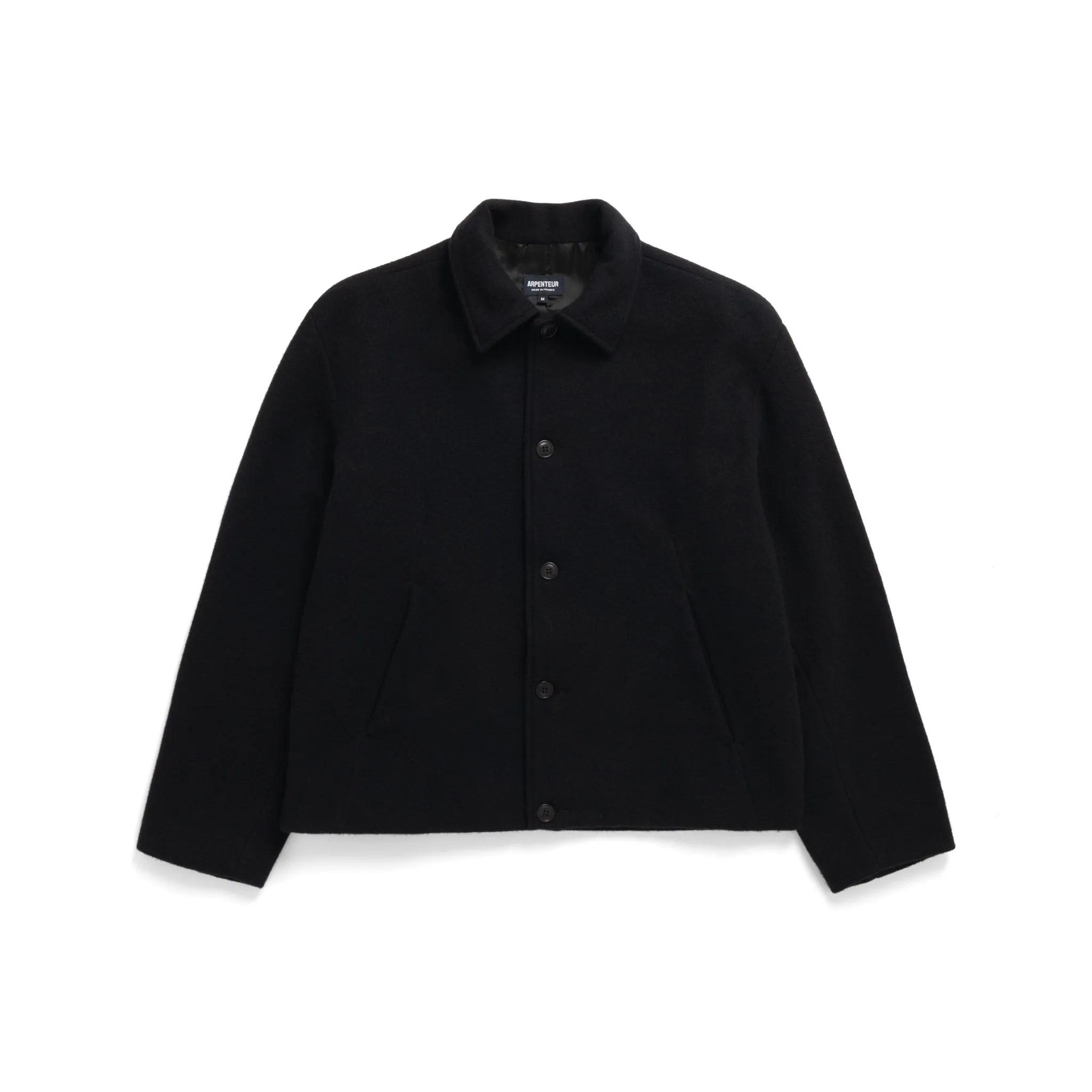 Lux J' 120s Shaggy Wool Jacket - Black sold by BlackBlue