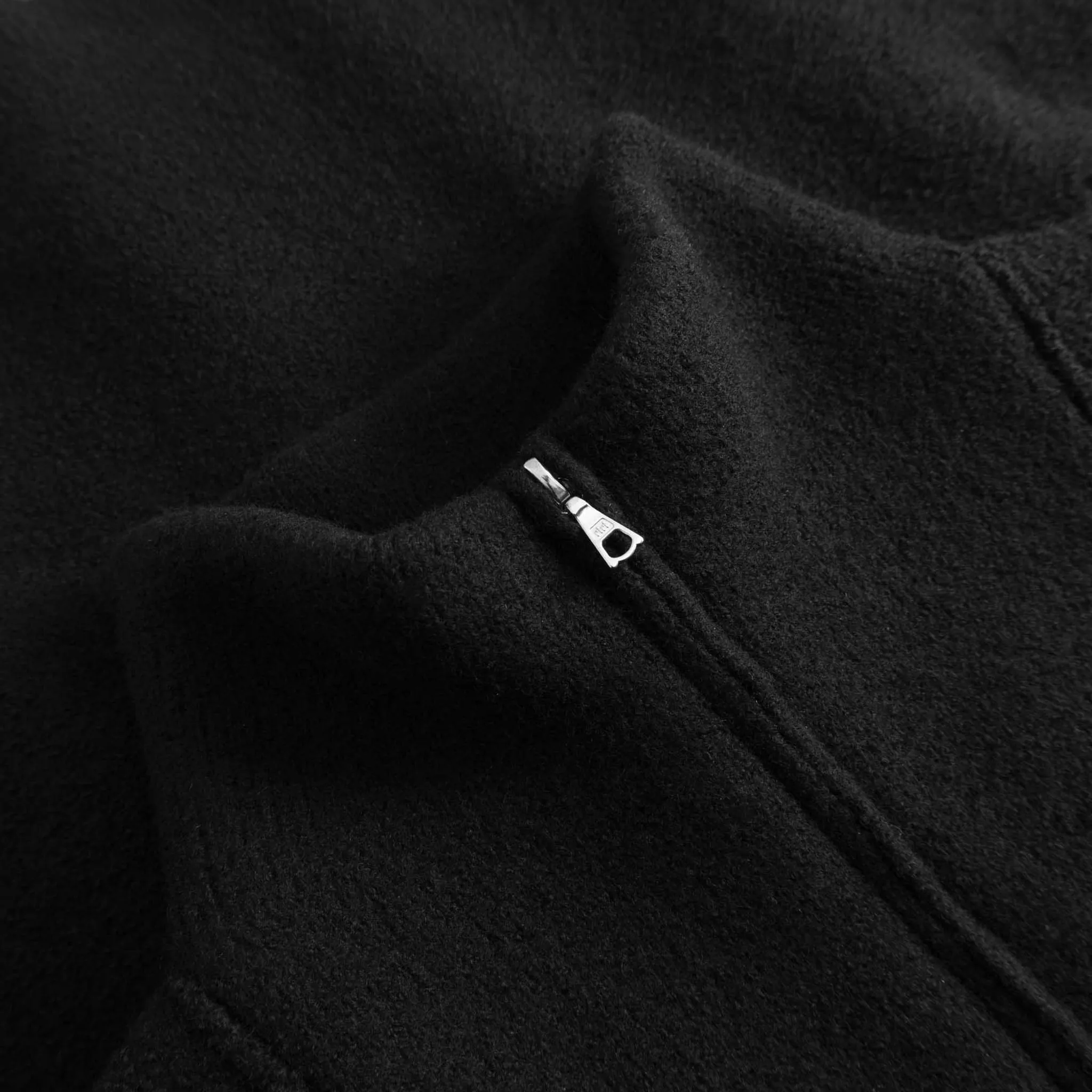 Cam Quarter Zip Felted Wool Sweater - Black sold by BlackBlue product image thumbnail 3