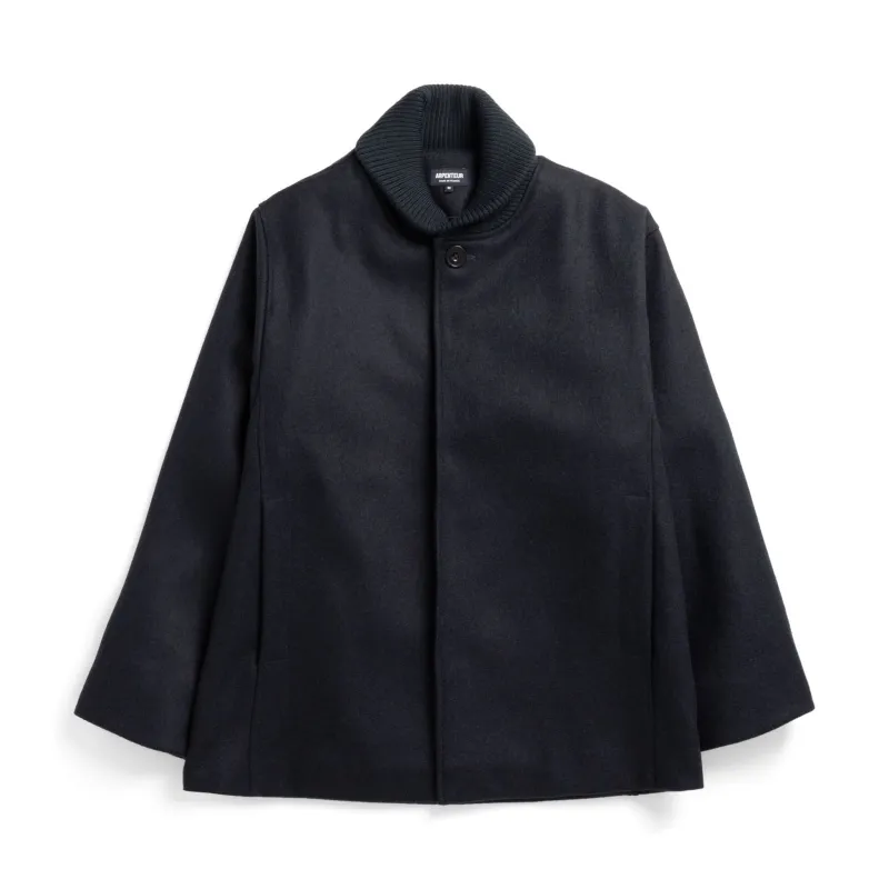 Atlas Lined Wool Jacket - Midnight sold by BlackBlue
