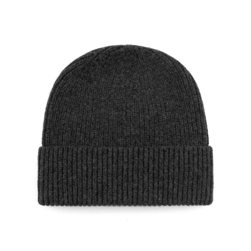 Vicko Merino Cashmere Beanie - Charcoal sold by BlackBlue