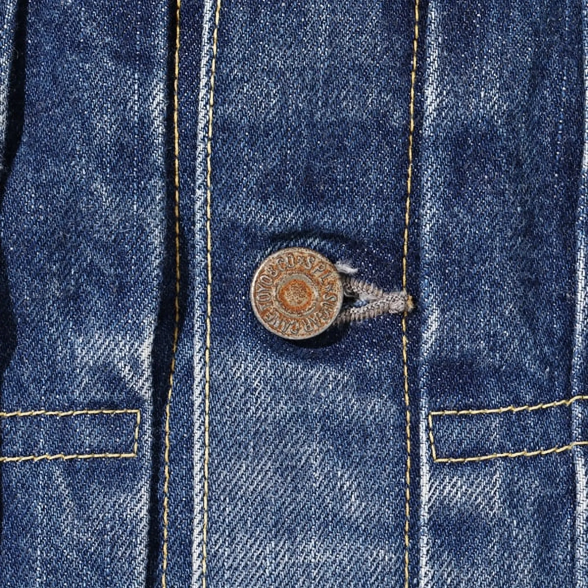 SC11953SW 14.25oz Selvedge Denim 1953 Type II Jacket Aged Model sold by BlackBlue product image thumbnail 5