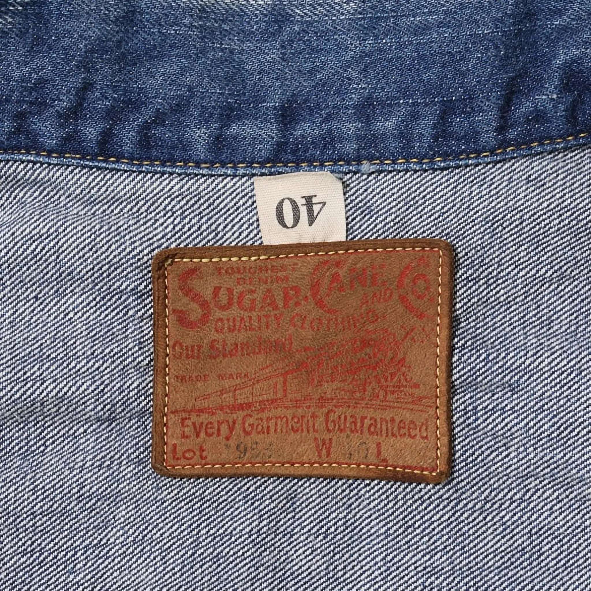 SC11953SW 14.25oz Selvedge Denim 1953 Type II Jacket Aged Model sold by BlackBlue product image thumbnail 3