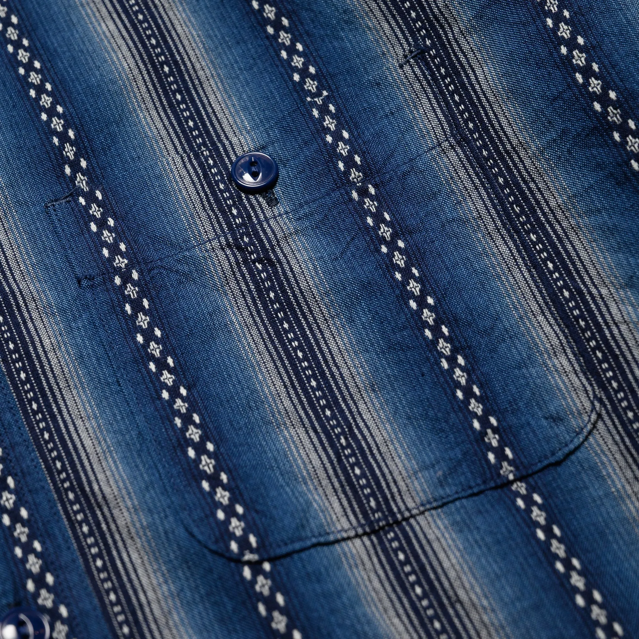 SC29462 Southwestern Dobby Stripe LS Work Shirt - Navy sold by BlackBlue product image thumbnail 4