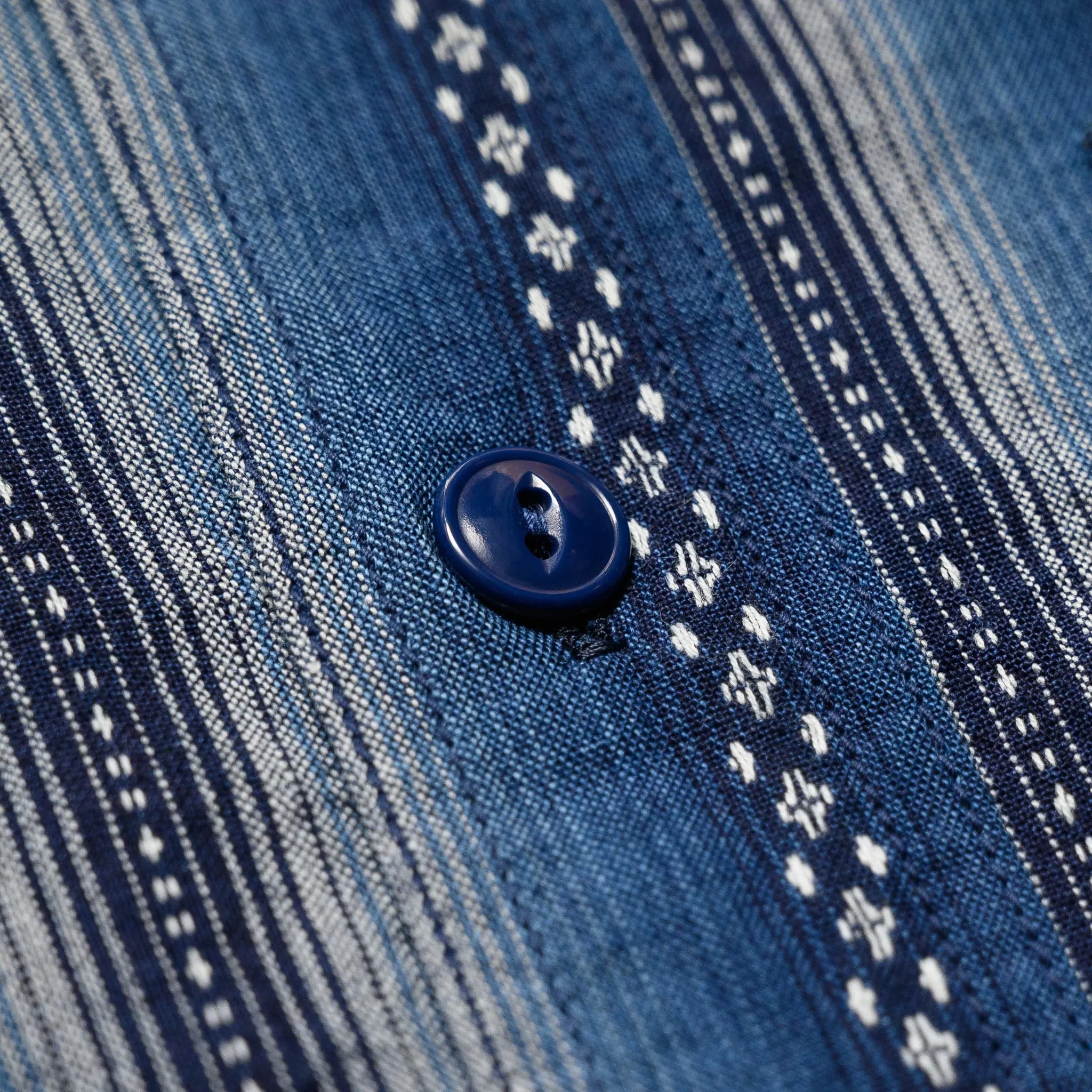 SC29462 Southwestern Dobby Stripe LS Work Shirt - Navy sold by BlackBlue product image thumbnail 5