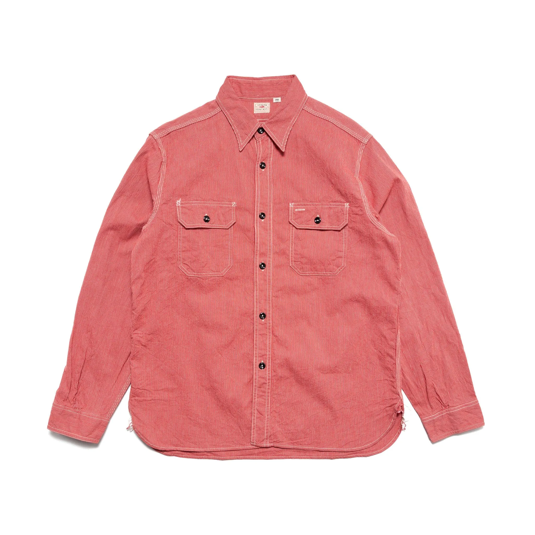 SC25511 Jean Cord Work Shirt - Red sold by BlackBlue