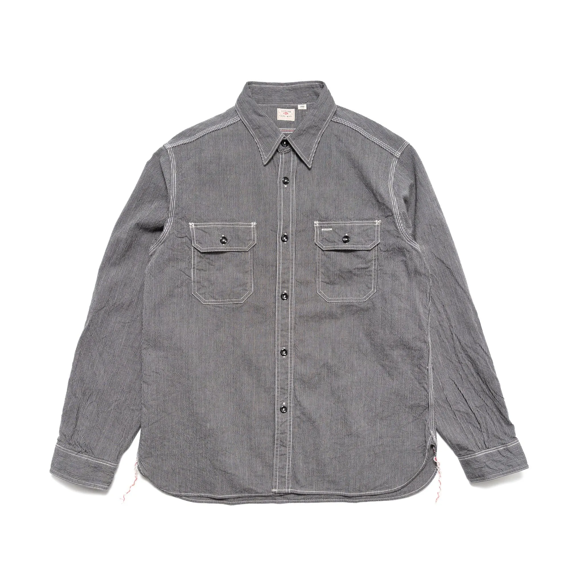 SC25511 Jean Cord Work Shirt - Black sold by BlackBlue