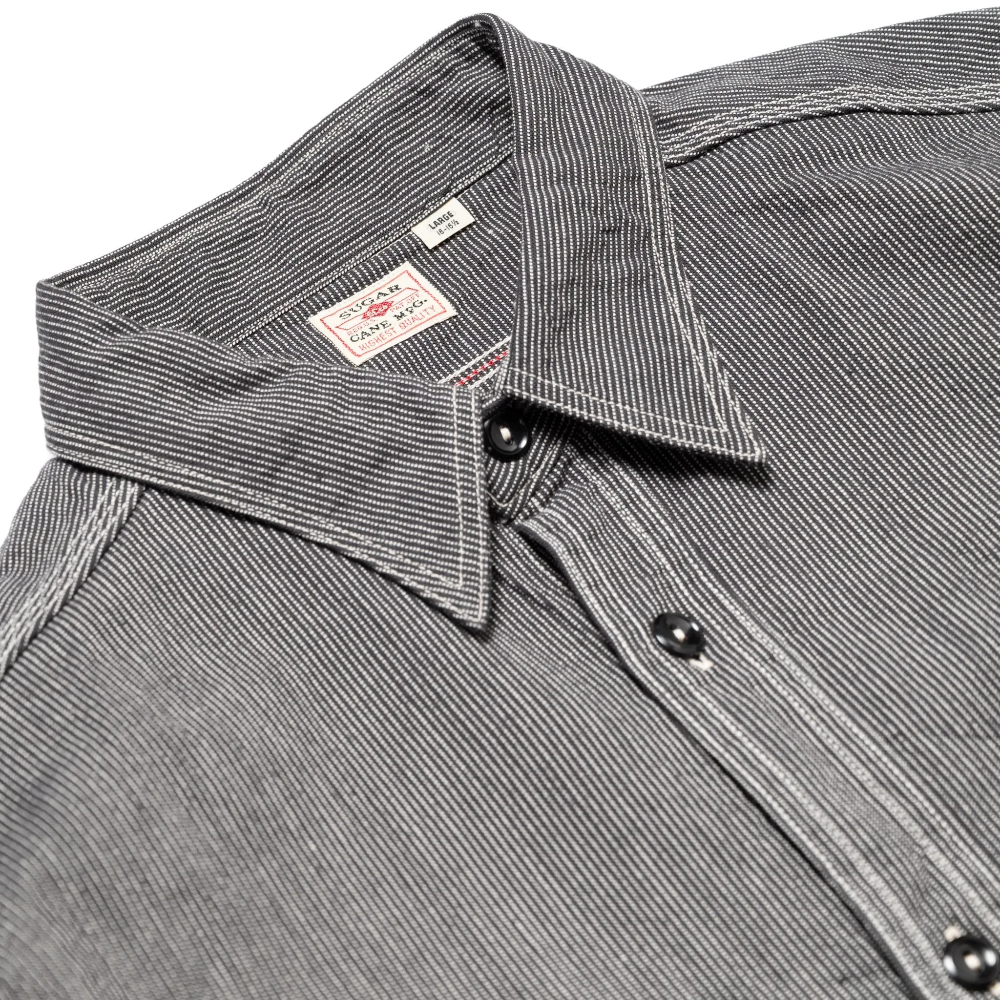 SC25511 Jean Cord Work Shirt - Black sold by BlackBlue product image thumbnail 2