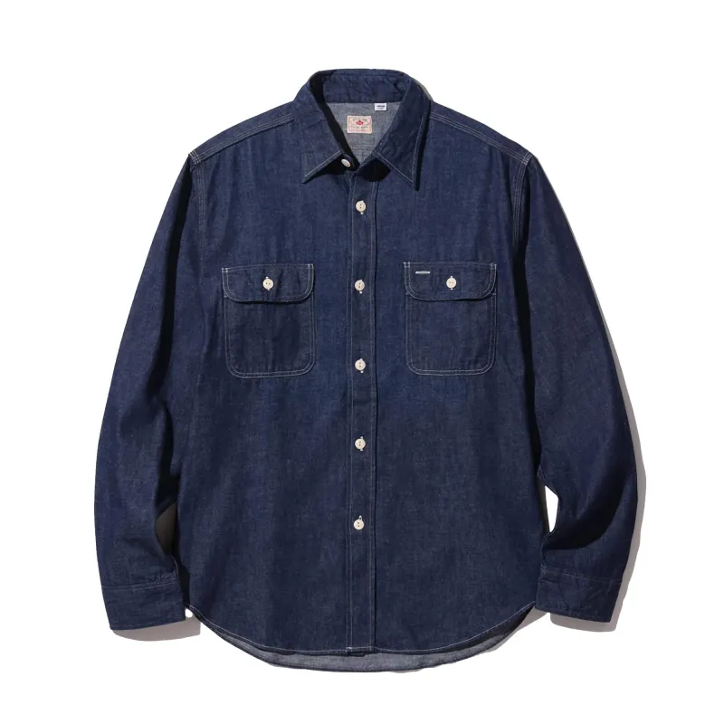 SC27852 Selvedge Denim Work Shirt - Indigo sold by BlackBlue