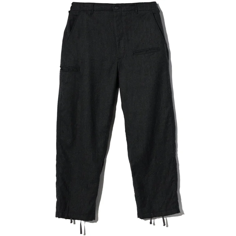 NNP Pant - Charcoal High Count Worsted Wool sold by BlackBlue