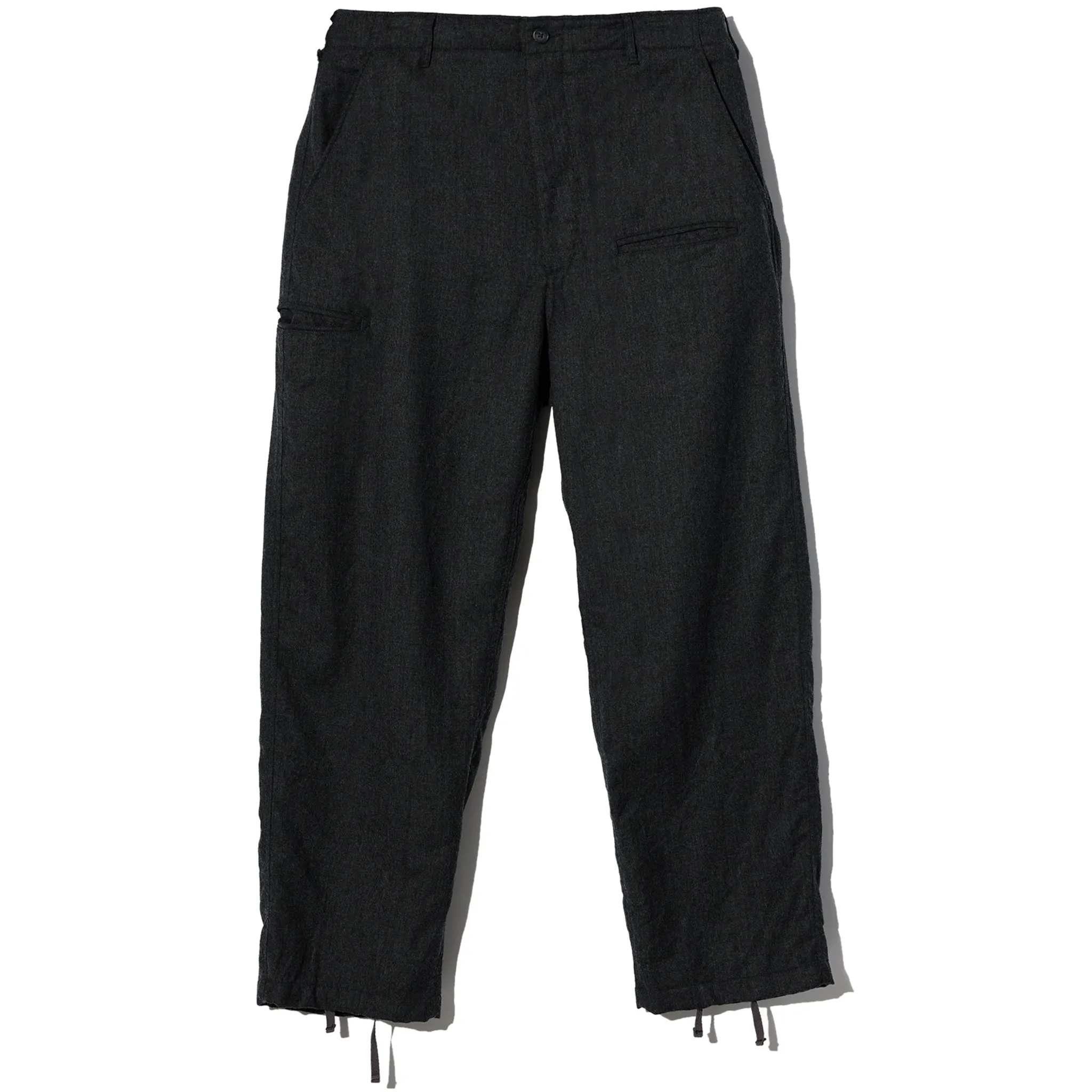 NNP Pant - Charcoal High Count Worsted Wool sold by BlackBlue