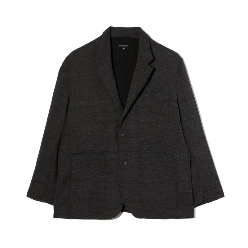 Knit Leisure Jacket - Charcoal Tri Blend Jersey Knit sold by BlackBlue