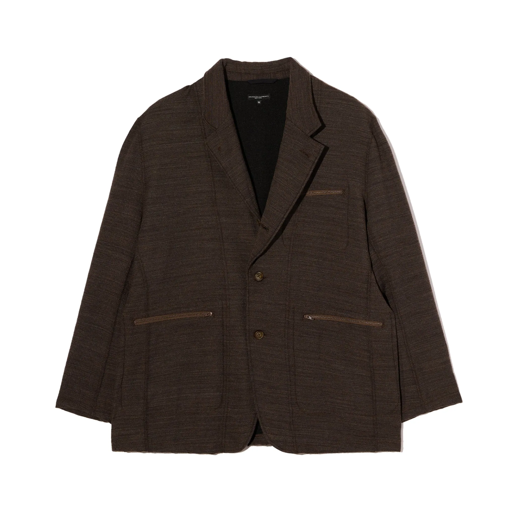 Knit Leisure Jacket - Brown Tri Blend Jersey Knit sold by BlackBlue