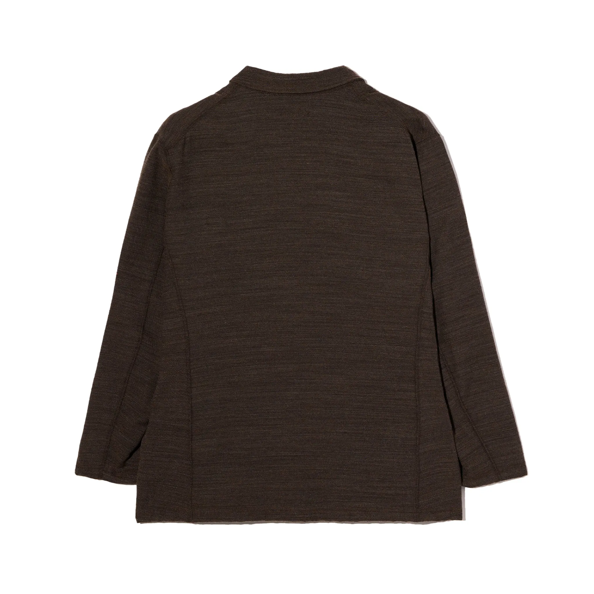 Knit Leisure Jacket - Brown Tri Blend Jersey Knit sold by BlackBlue product image thumbnail 2