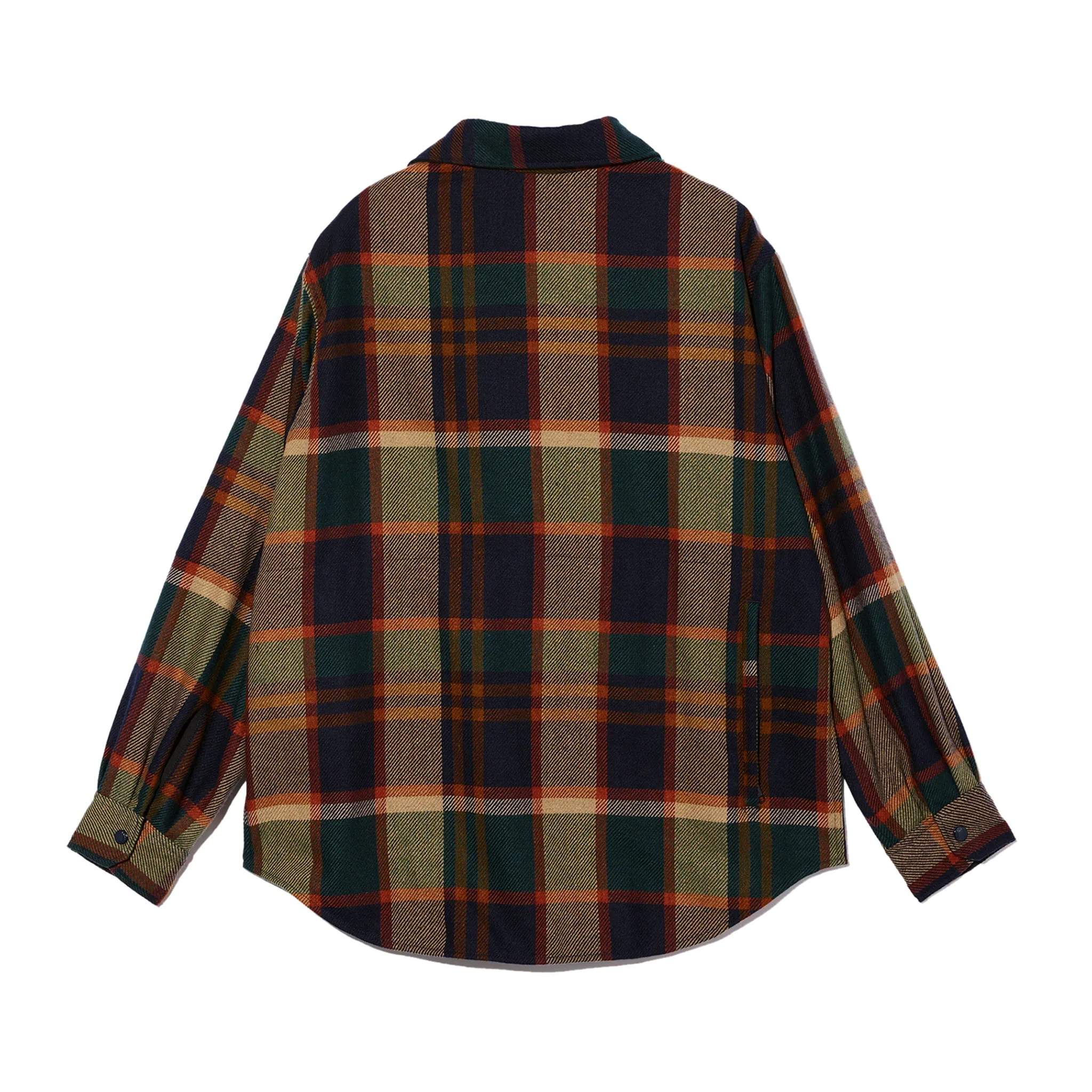 CPO Shirt Jacket - Navy/Brown Heavy Wool Plaid sold by BlackBlue product image thumbnail 2