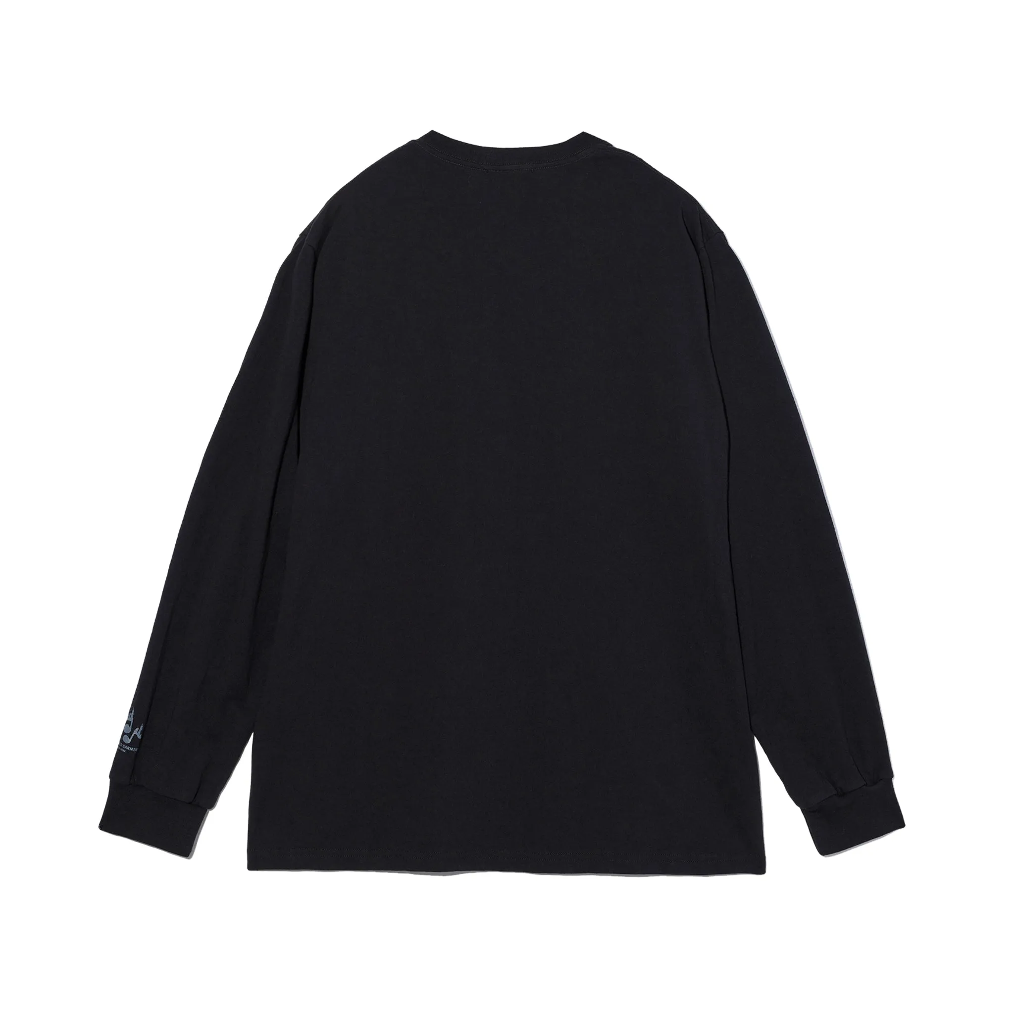 Printed Cross Crew Neck LS T-Shirt - Black sold by BlackBlue product image thumbnail 2