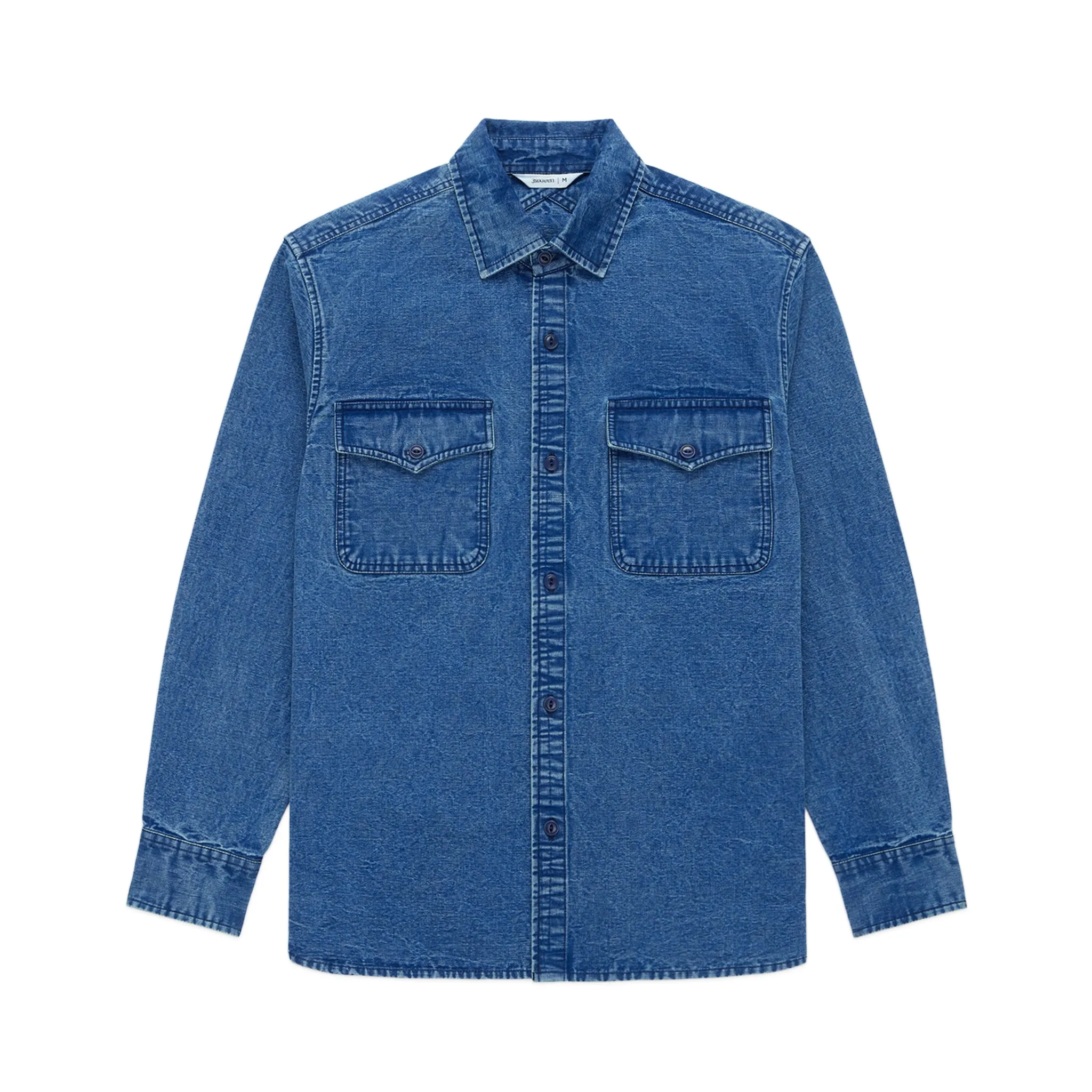 USN Overshirt - Stonewashed Indigo Canvas sold by BlackBlue