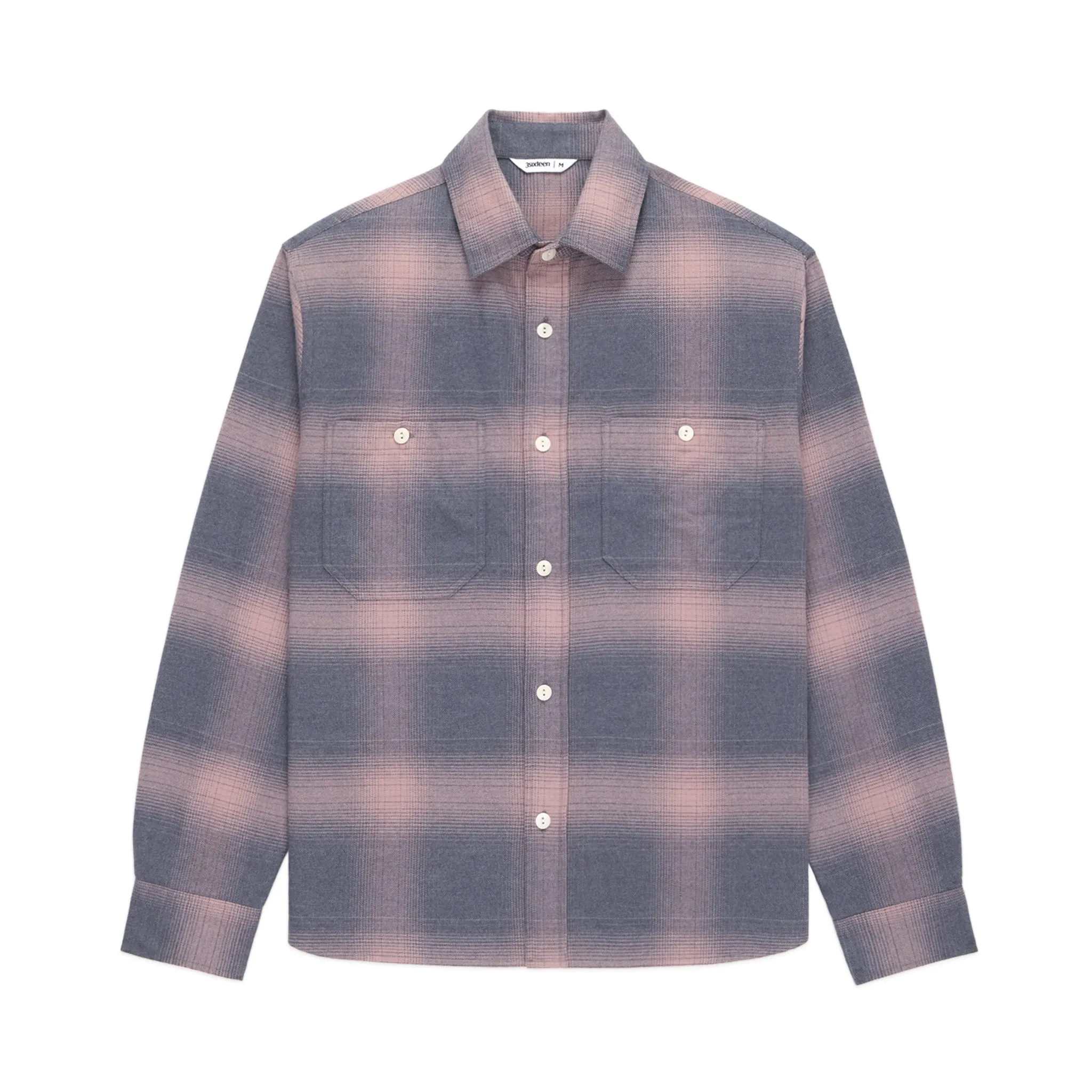 Utility Flannel - Mauve Ombre sold by BlackBlue