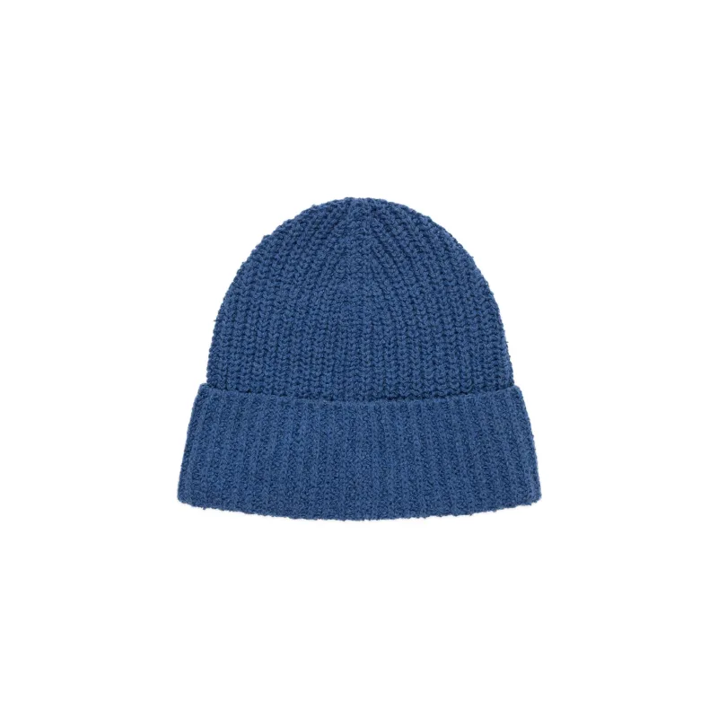 Cotton Watch Cap - Lapis Boucle sold by BlackBlue