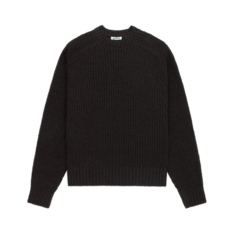 Cotton Crewneck Sweater - Bark Boucle sold by BlackBlue