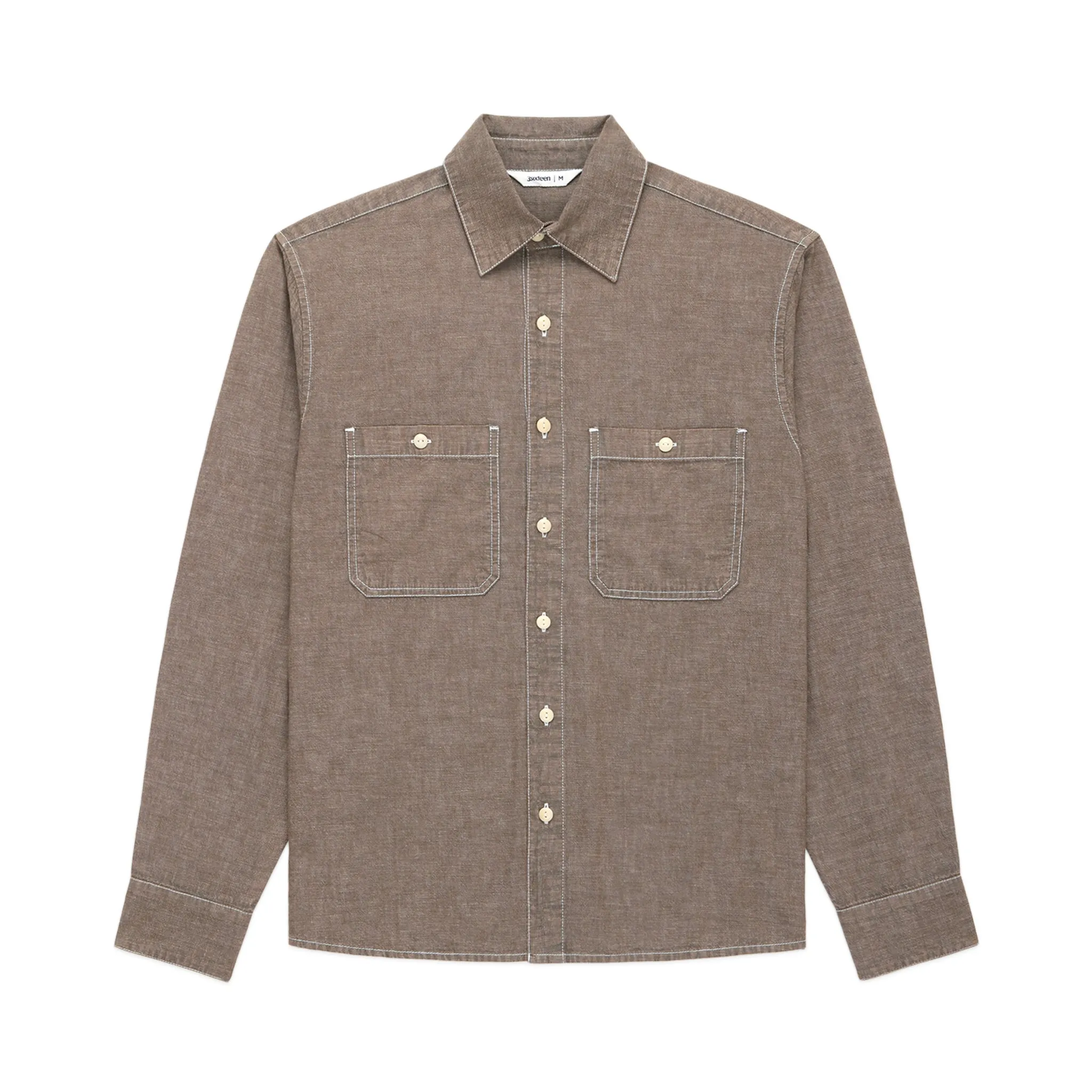 Utility Shirt - Brown Chambray sold by BlackBlue