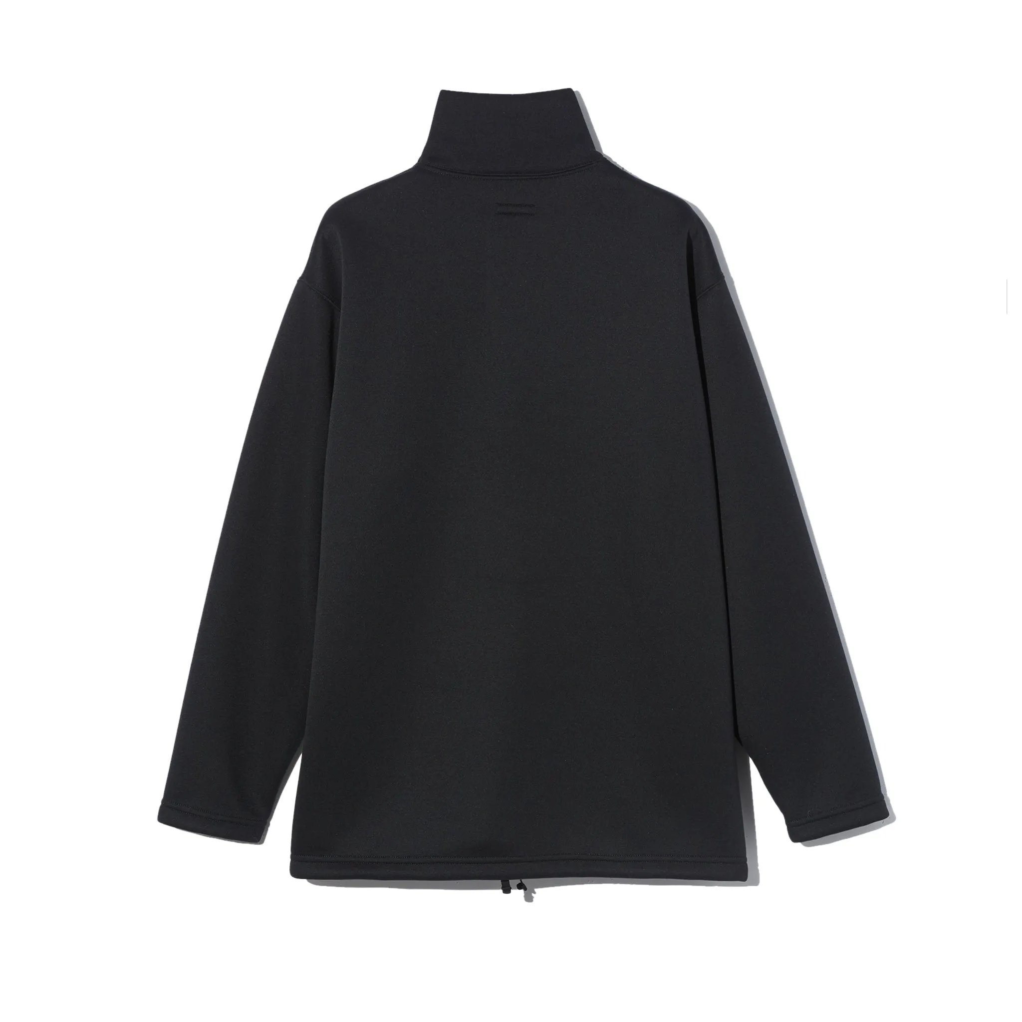 Zip Mock Neck - Black Polyester Fleece sold by BlackBlue product image thumbnail 2