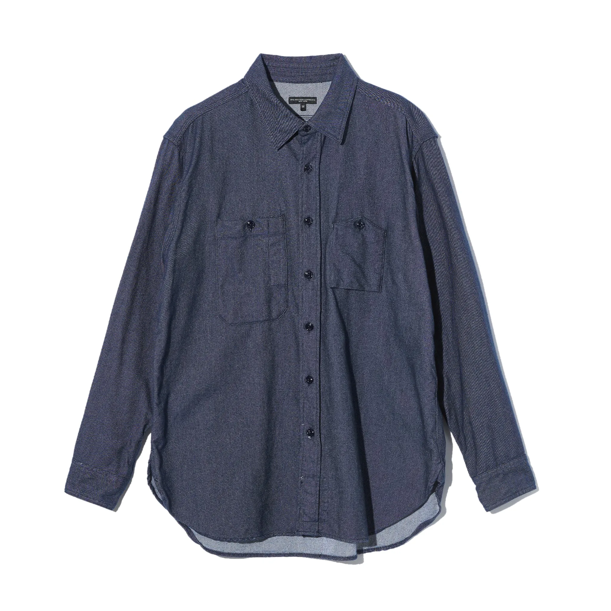 Work Shirt - Indigo Cotton Denim Flannel sold by BlackBlue