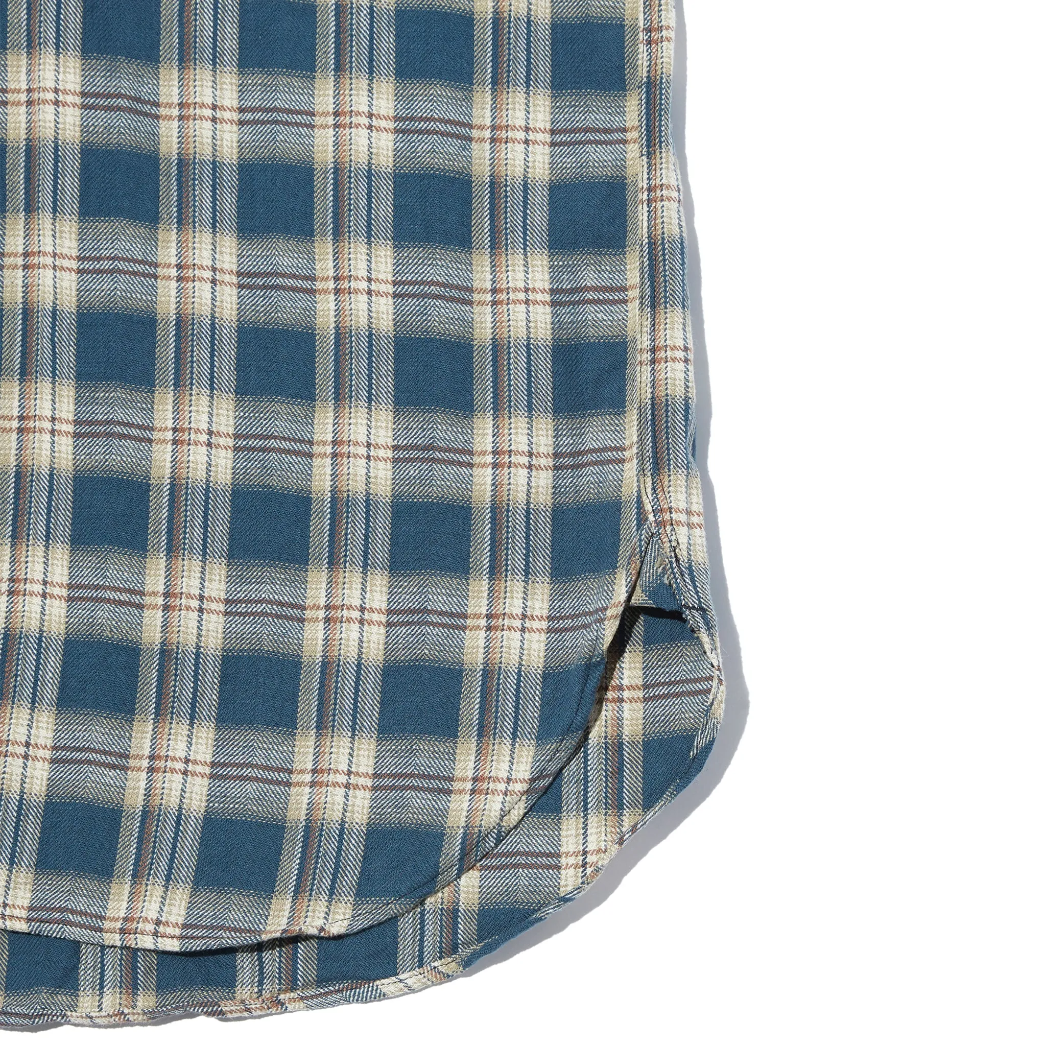 Work Shirt - Navy Cotton Plaid Jacquard sold by BlackBlue product image thumbnail 4