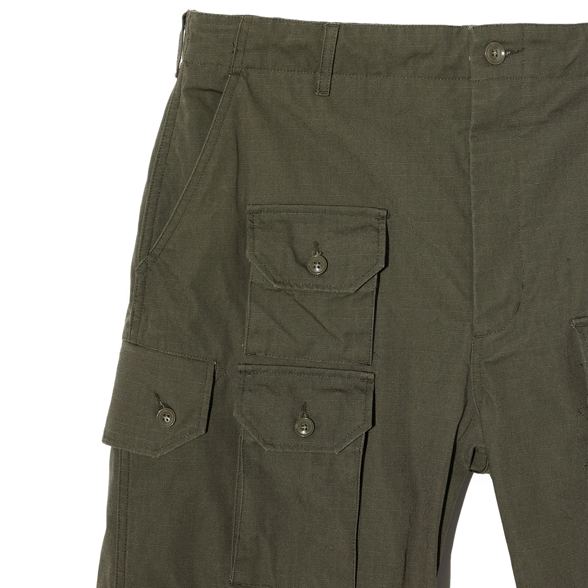 Flight Pant - Olive Heavyweight Cotton Ripstop sold by BlackBlue product image thumbnail 3
