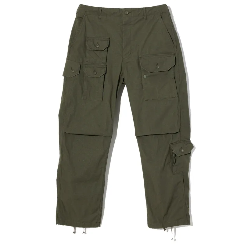 Flight Pant - Olive Heavyweight Cotton Ripstop sold by BlackBlue