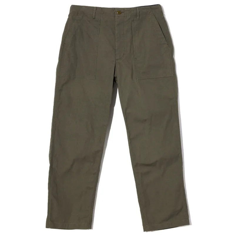 Fatigue Pant - Olive Heavyweight Cotton Ripstop sold by BlackBlue