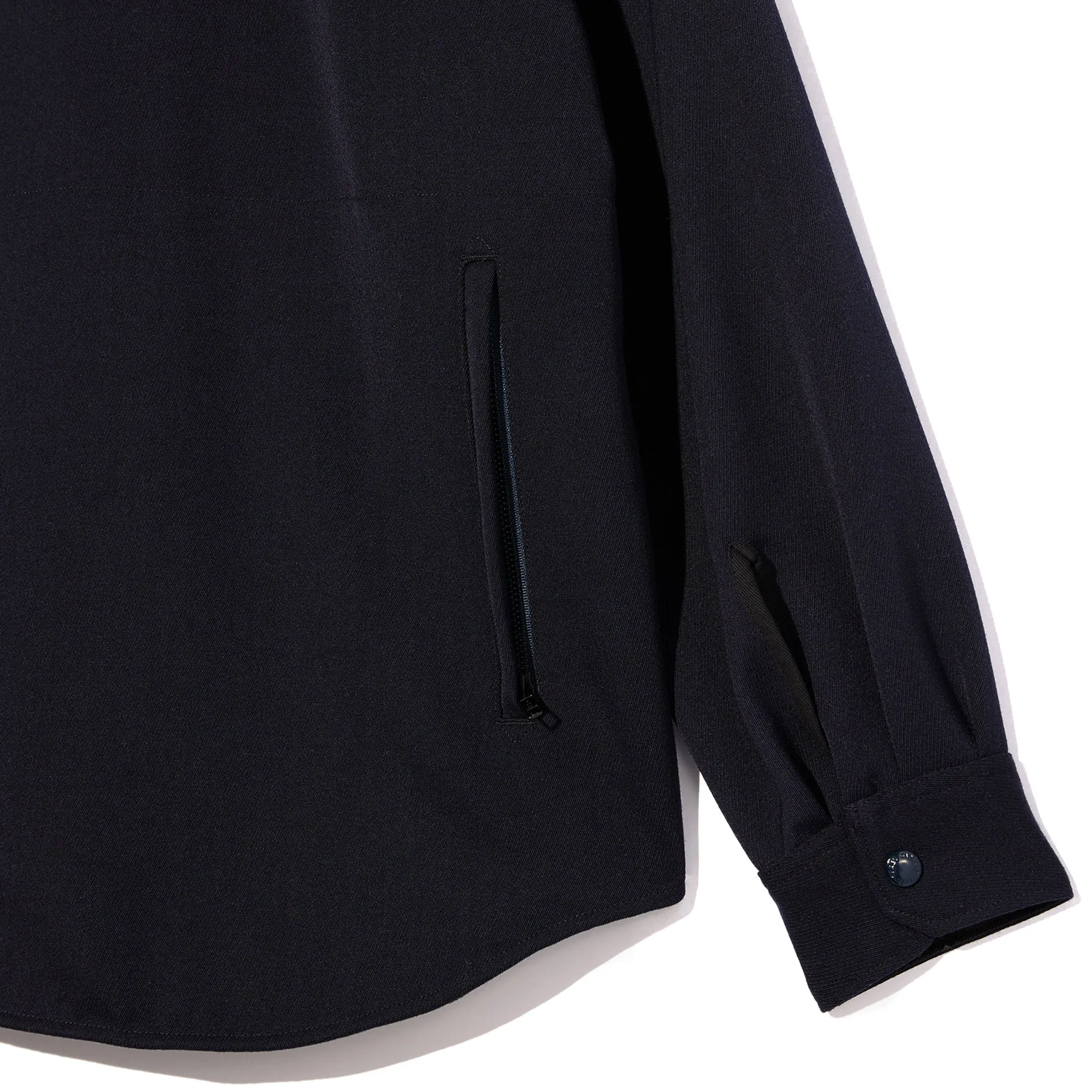 CPO Shirt Jacket - Dark Navy Heavy Wool Elastique sold by BlackBlue product image thumbnail 4