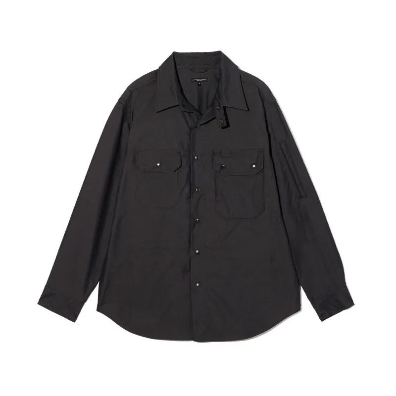 CPO Shirt Jacket - Charcoal CP Weather Poplin sold by BlackBlue