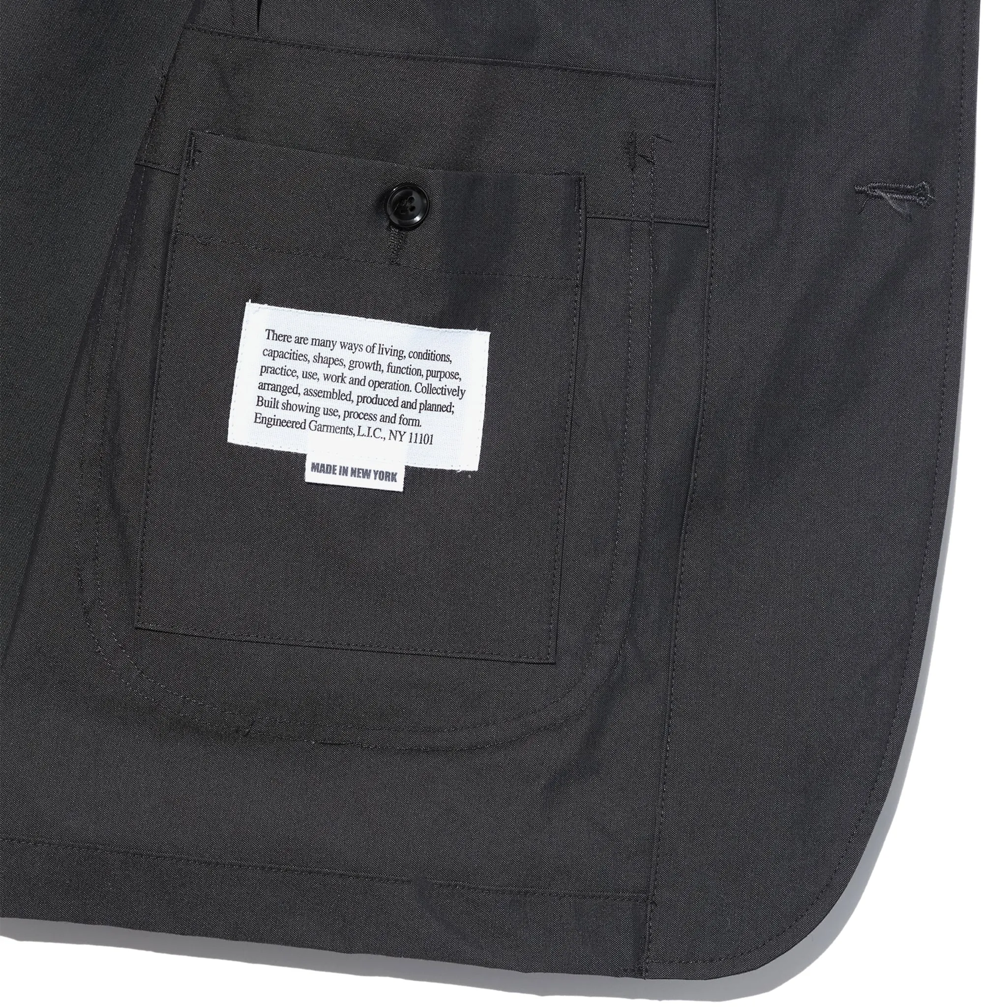 Bedford Jacket - Charcoal CP Weather Poplin sold by BlackBlue product image thumbnail 4