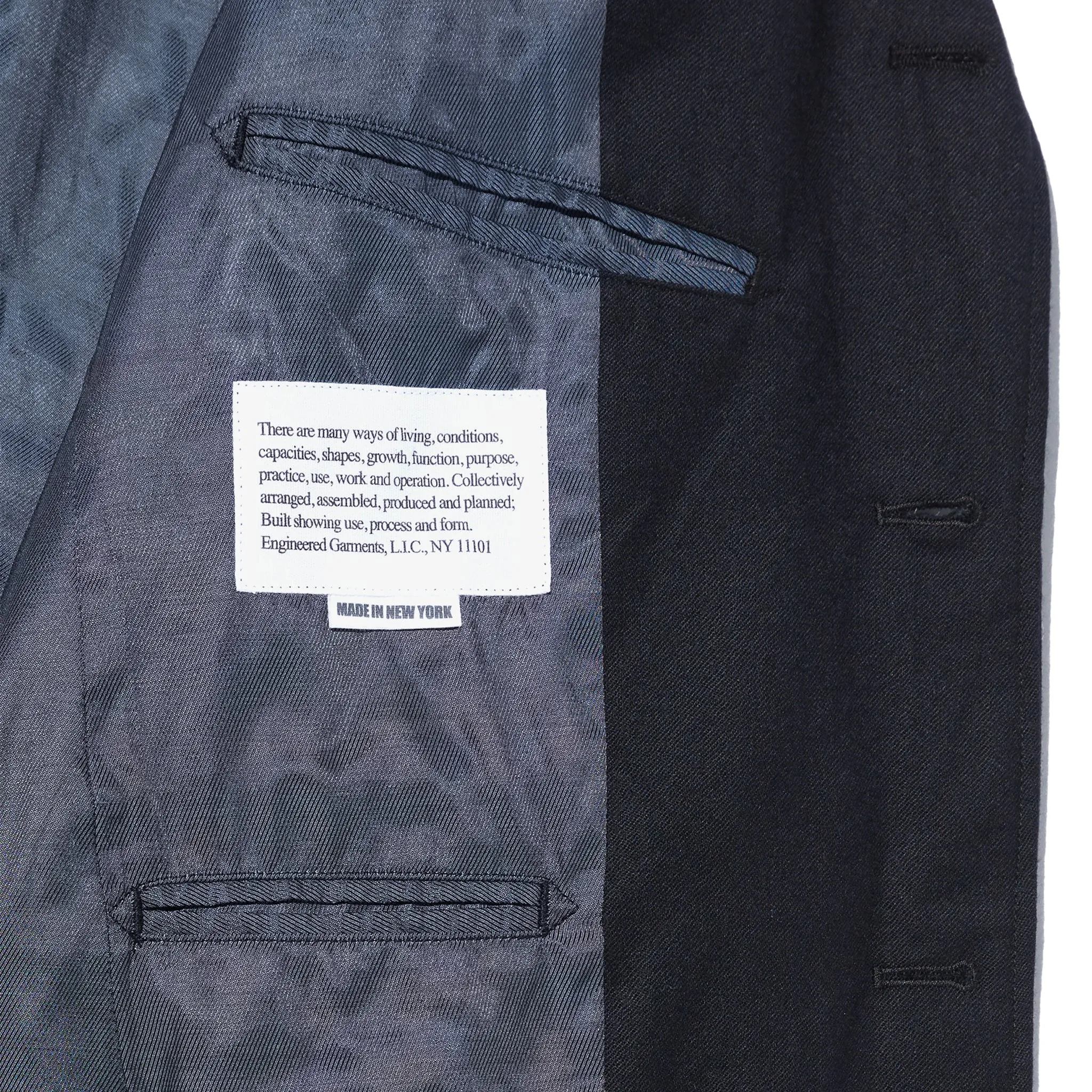 Andover Jacket - Dark Navy High Count Worsted Wool sold by BlackBlue product image thumbnail 3