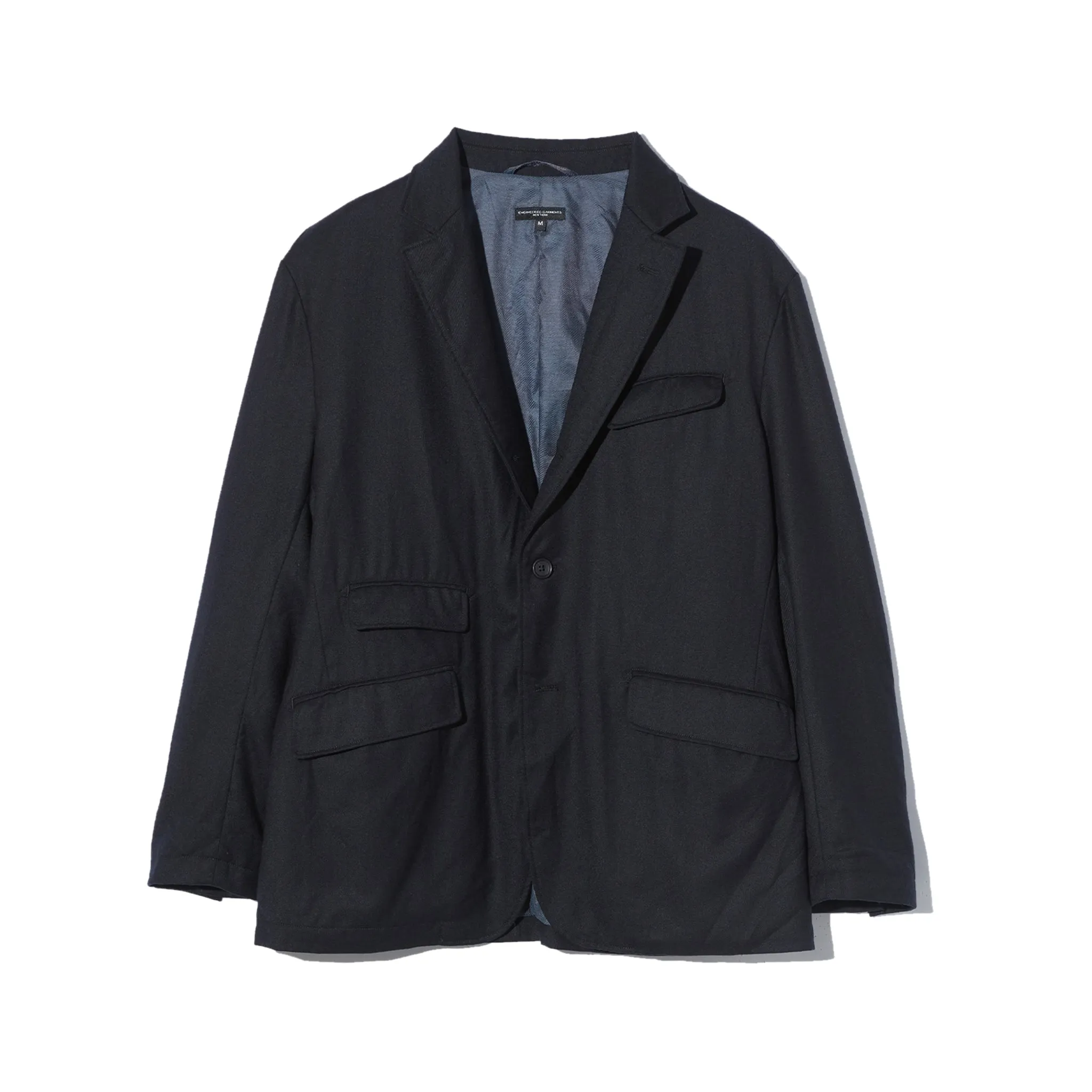Andover Jacket - Dark Navy High Count Worsted Wool sold by BlackBlue
