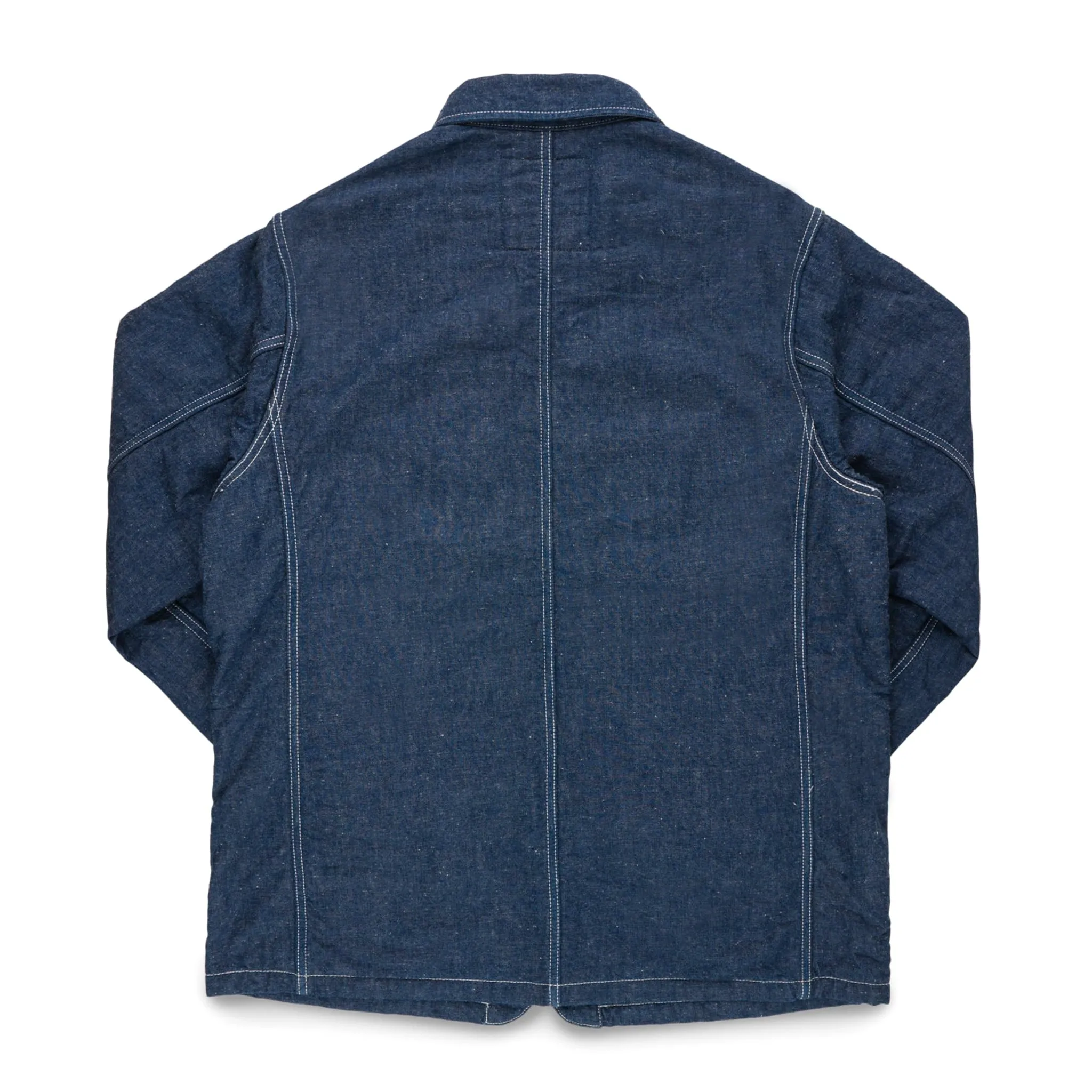 IHJ-149-IND 10oz Selvedge Denim Blanket Lined Chore Jacket - Indigo sold by BlackBlue product image thumbnail 2