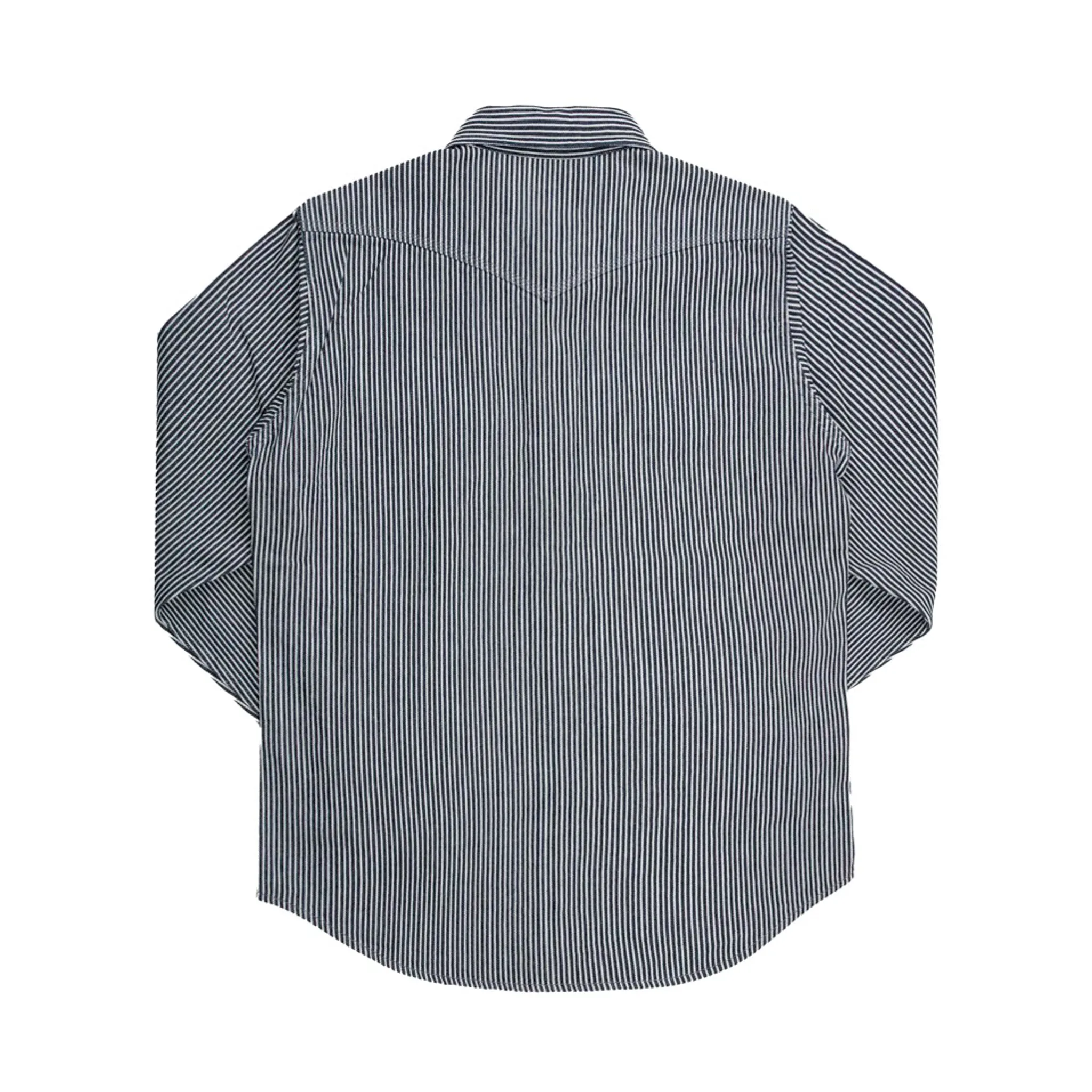 IHSH-421-IND 12oz Hickory Stripe CPO Shirt - Indigo sold by BlackBlue product image thumbnail 2