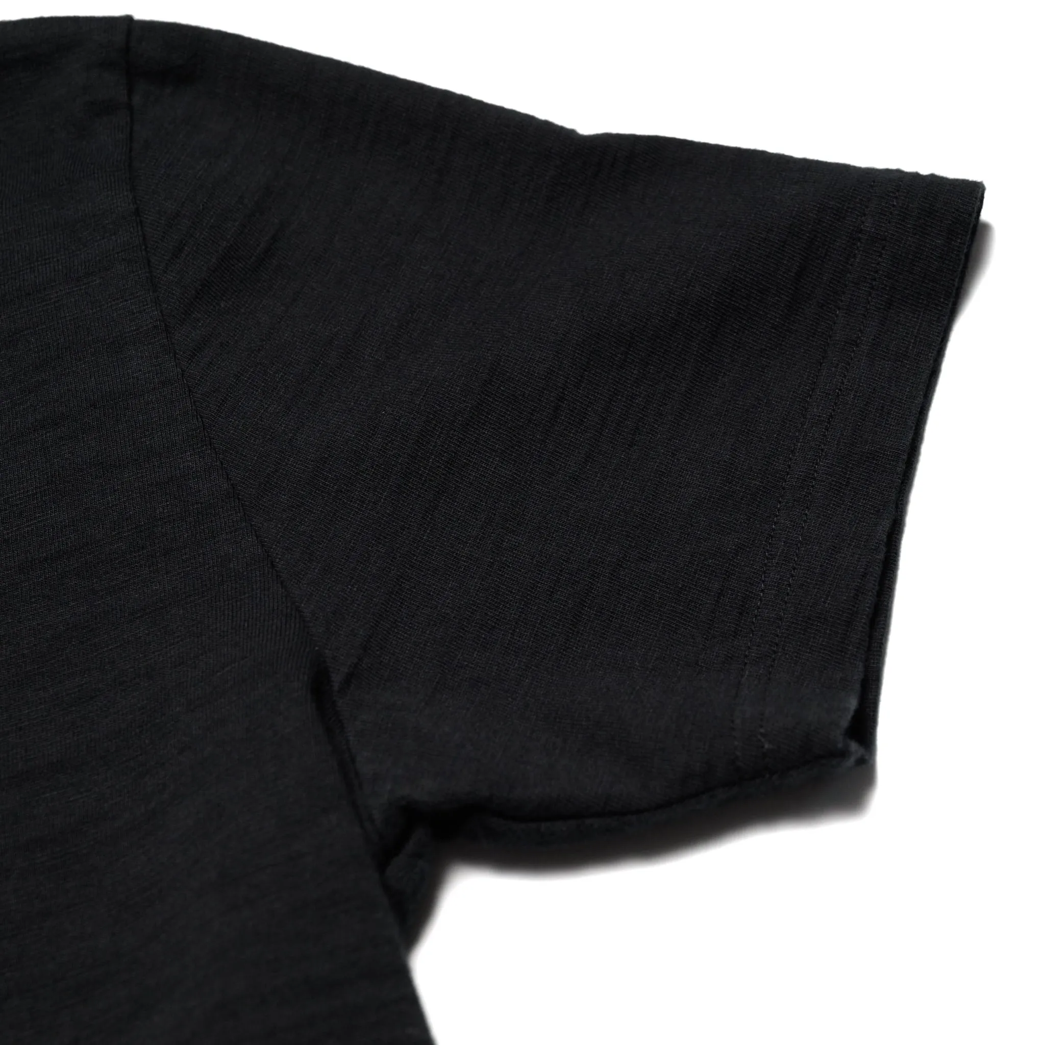 SS-SLB-5011-BK Slub Jersey T-shirt - Black sold by BlackBlue product image thumbnail 5