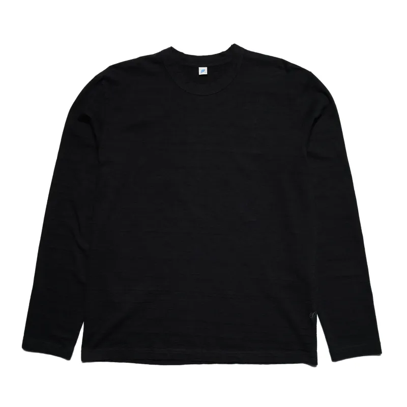 LS-SLB-5011-BK Slub Jersey Long Sleeve - Black sold by BlackBlue