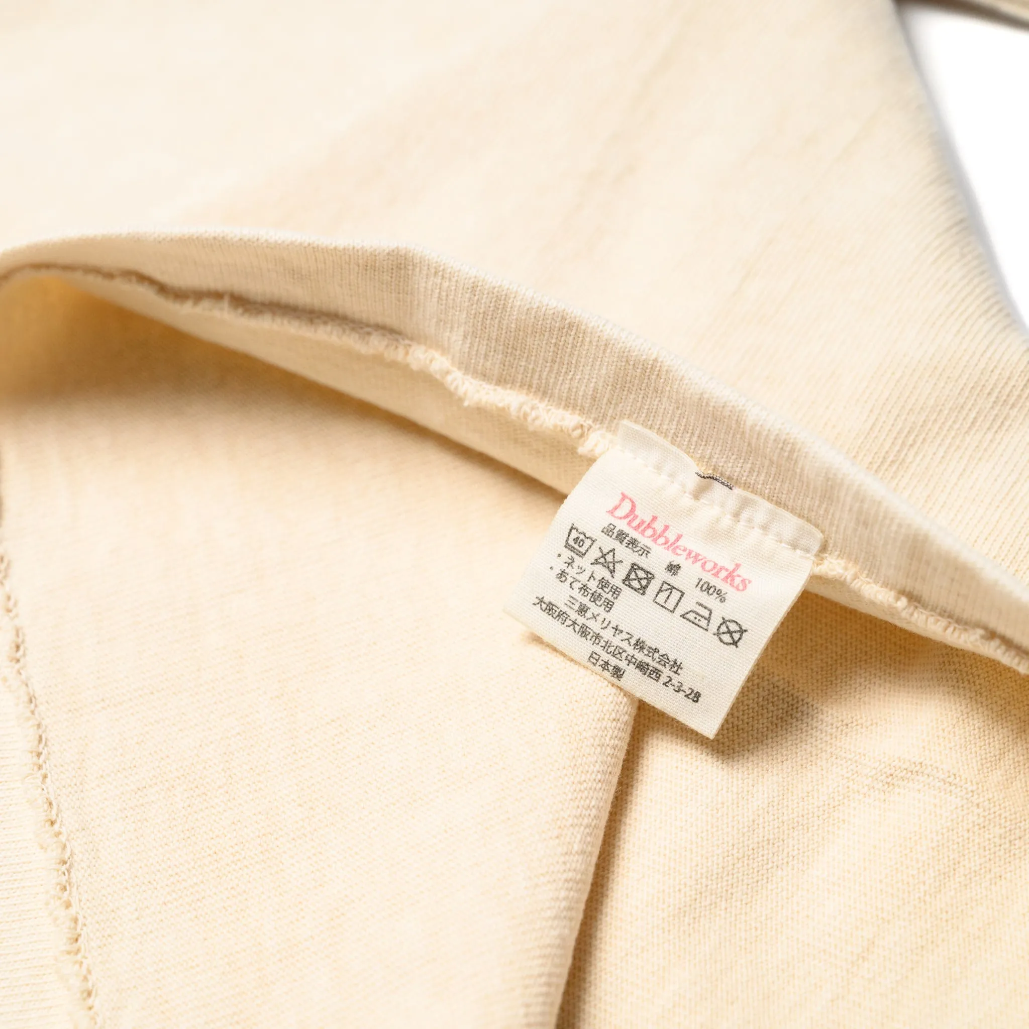 58001PD Heavyweight LS Tee Pigment Dye - Cream sold by BlackBlue product image thumbnail 5