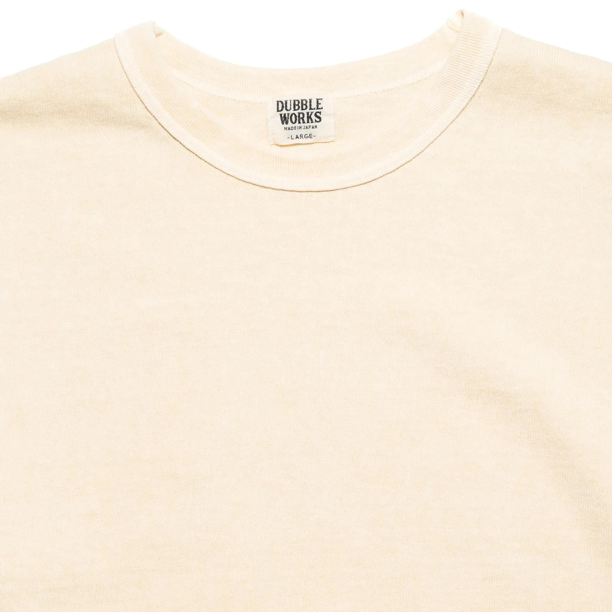 58001PD Heavyweight LS Tee Pigment Dye - Cream sold by BlackBlue product image thumbnail 2
