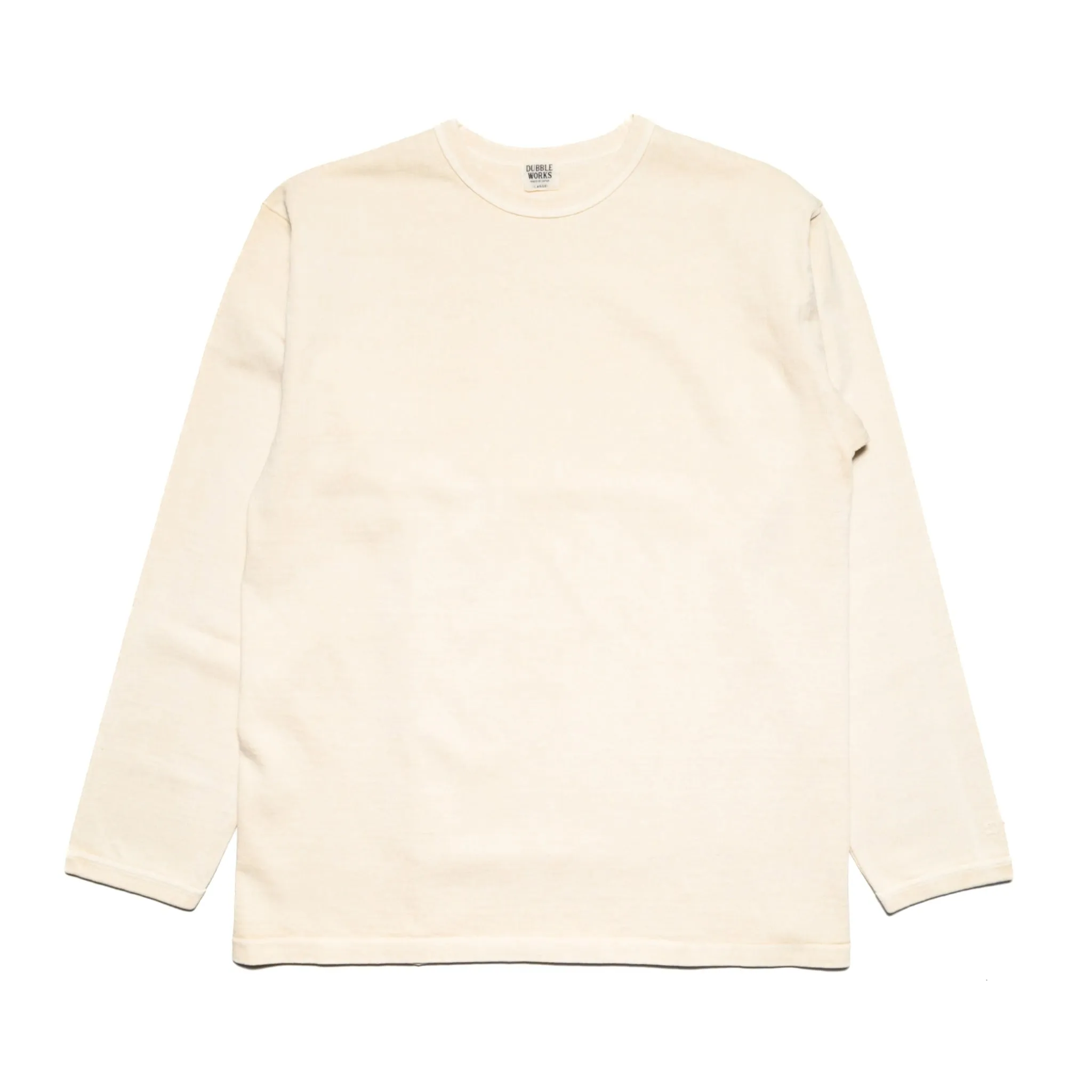 58001PD Heavyweight LS Tee Pigment Dye - Cream sold by BlackBlue