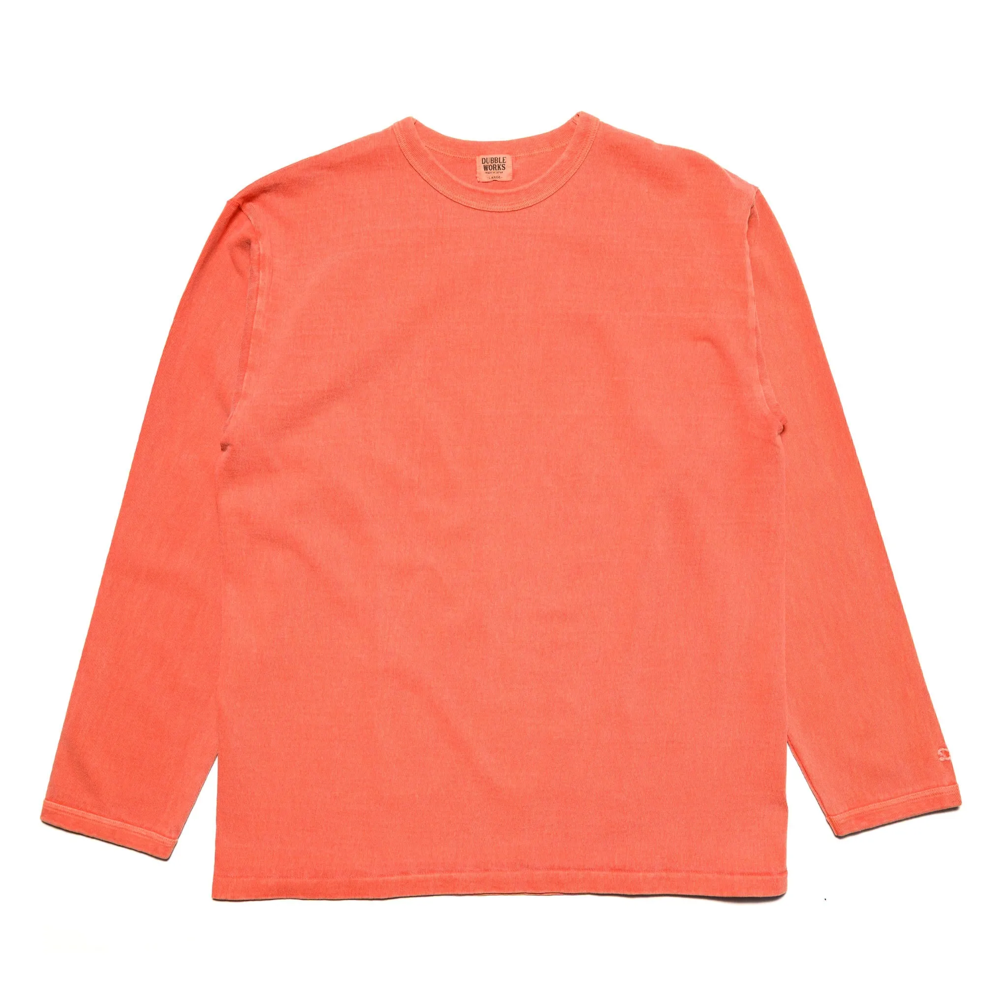 58001PD Heavyweight LS Tee Pigment Dye - Orange sold by BlackBlue