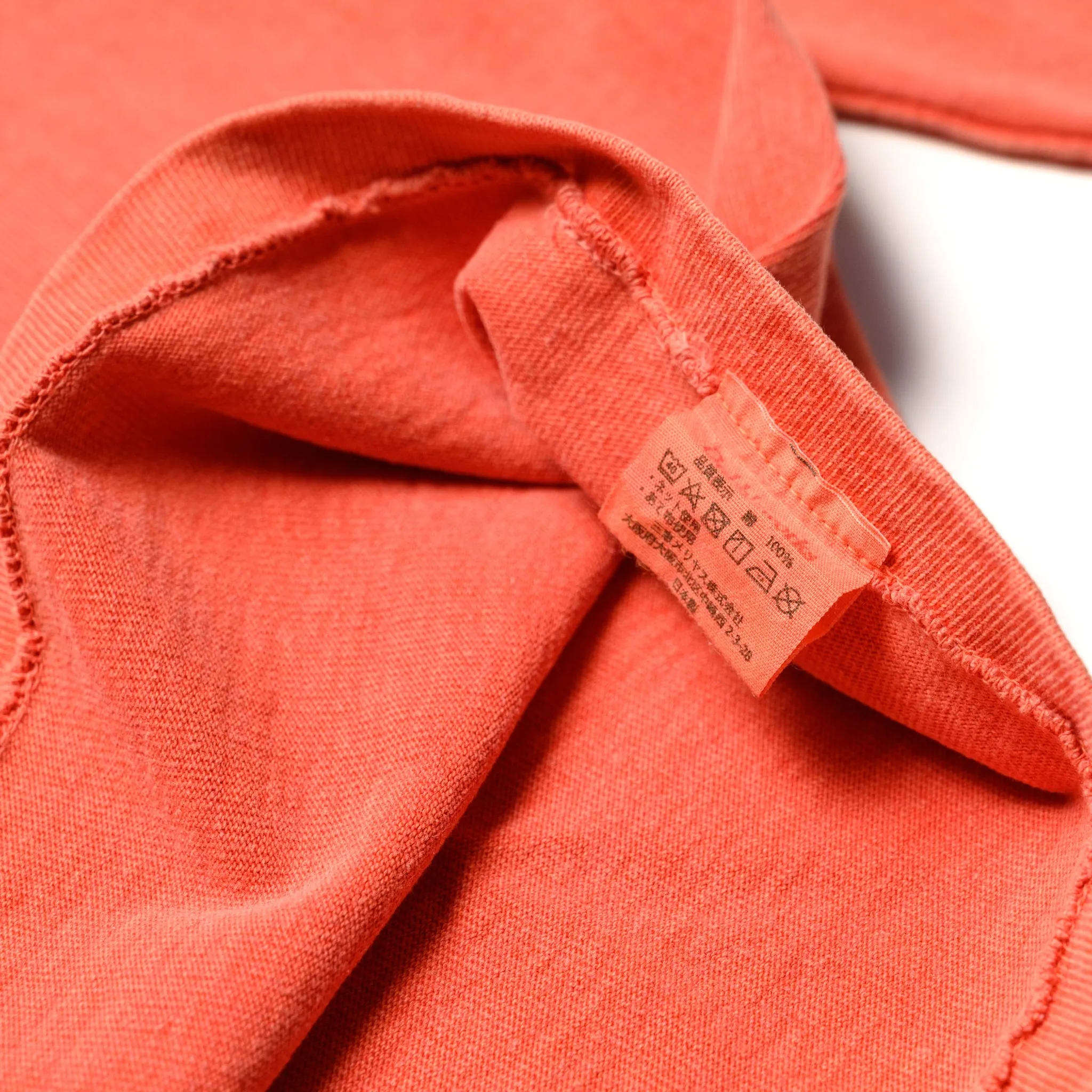 58001PD Heavyweight LS Tee Pigment Dye - Orange sold by BlackBlue product image thumbnail 5