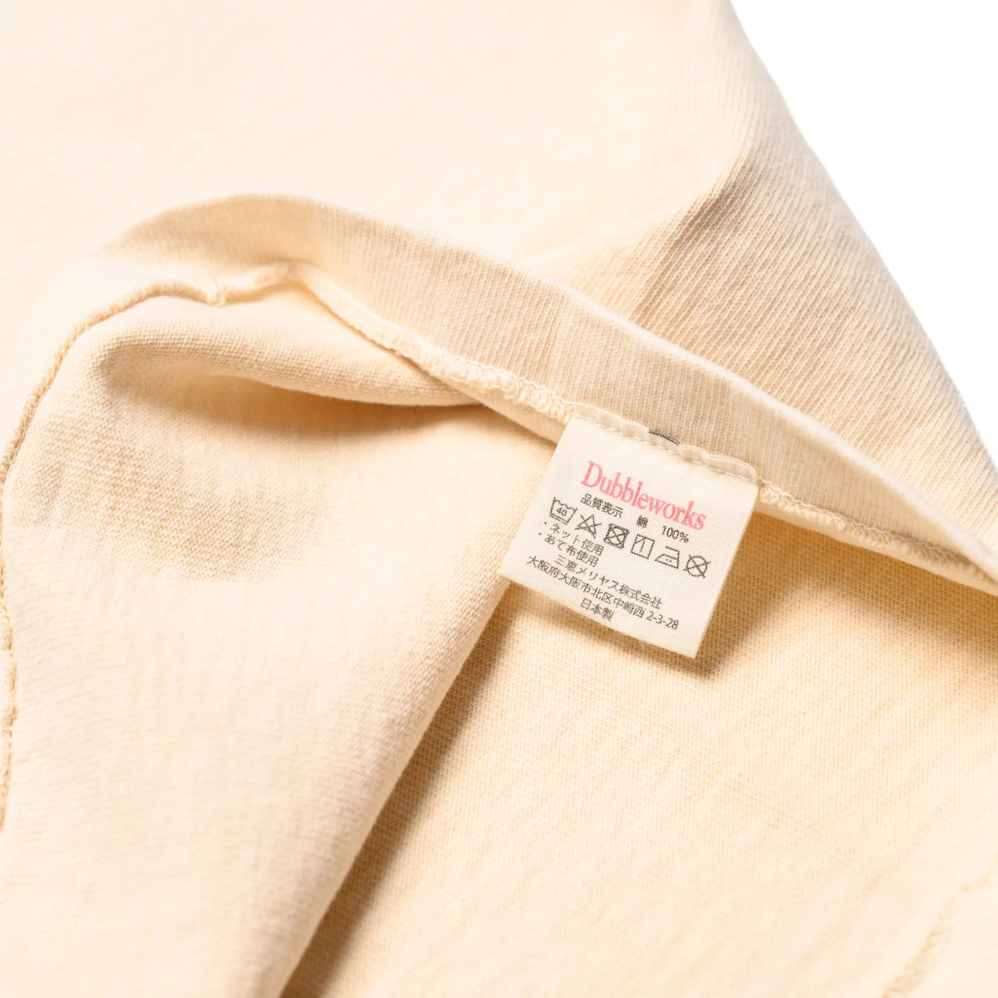 37001PD Heavyweight T-Shirt Pigment Dye - Cream sold by BlackBlue product image thumbnail 5