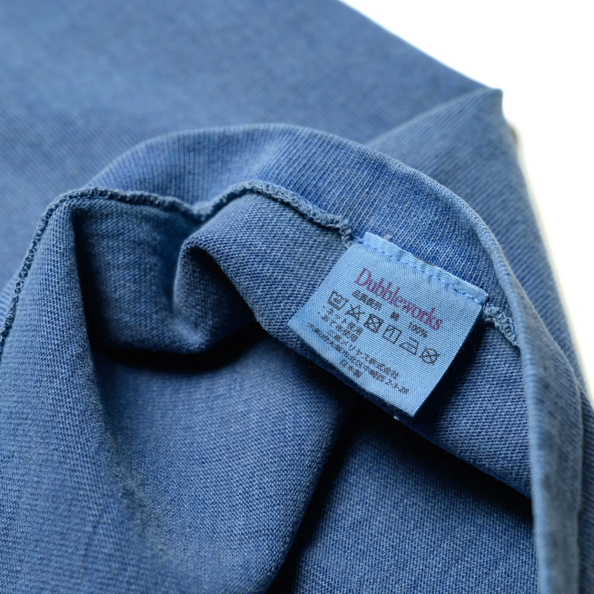 37001PD Heavyweight T-Shirt Pigment Dye - Light Indigo sold by BlackBlue product image thumbnail 5